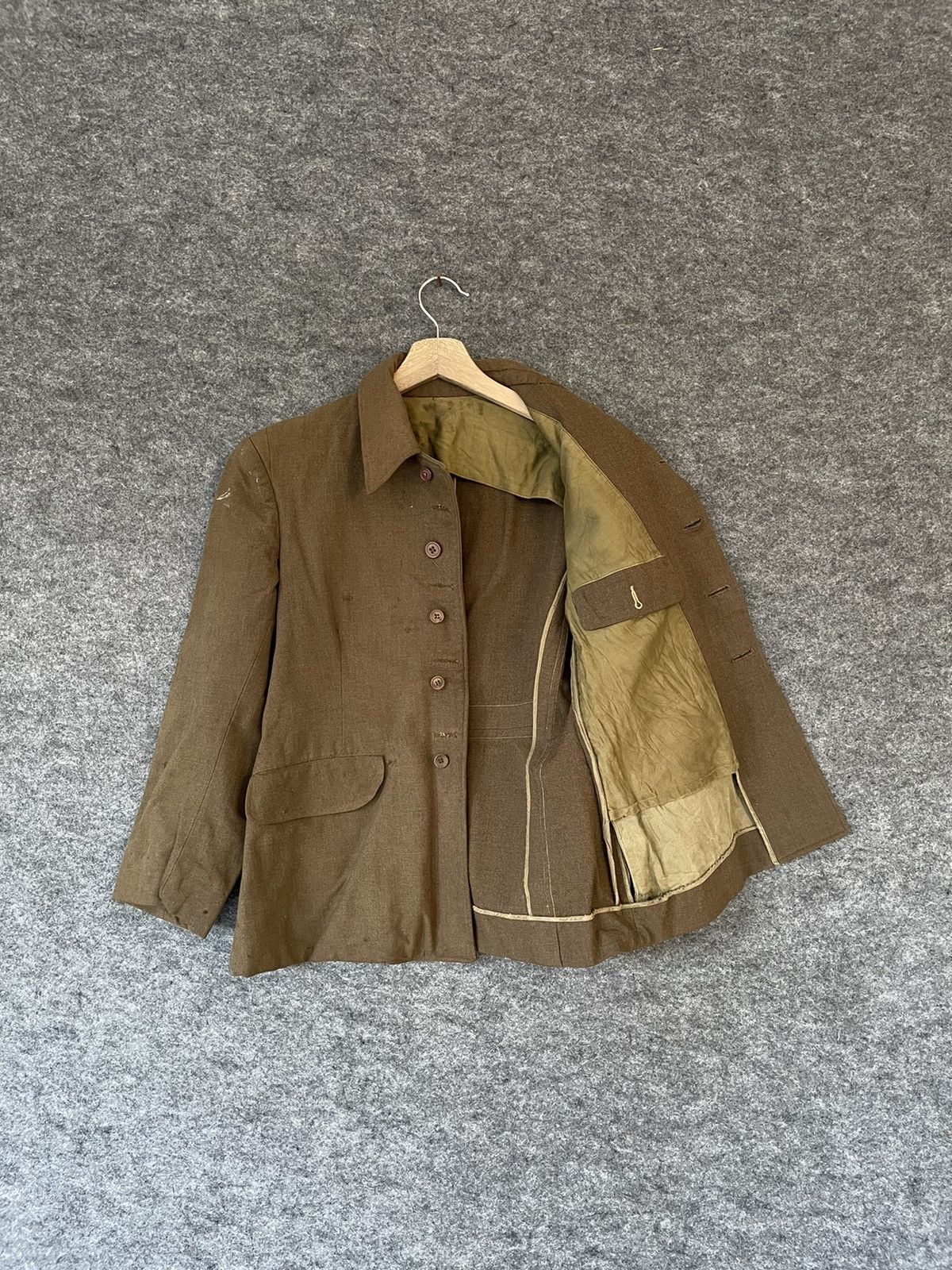 Vintage VINTAGE ARMY WOOL CHORE JACKET Size US S / EU 44-46 / 1 - 6 Thumbnail