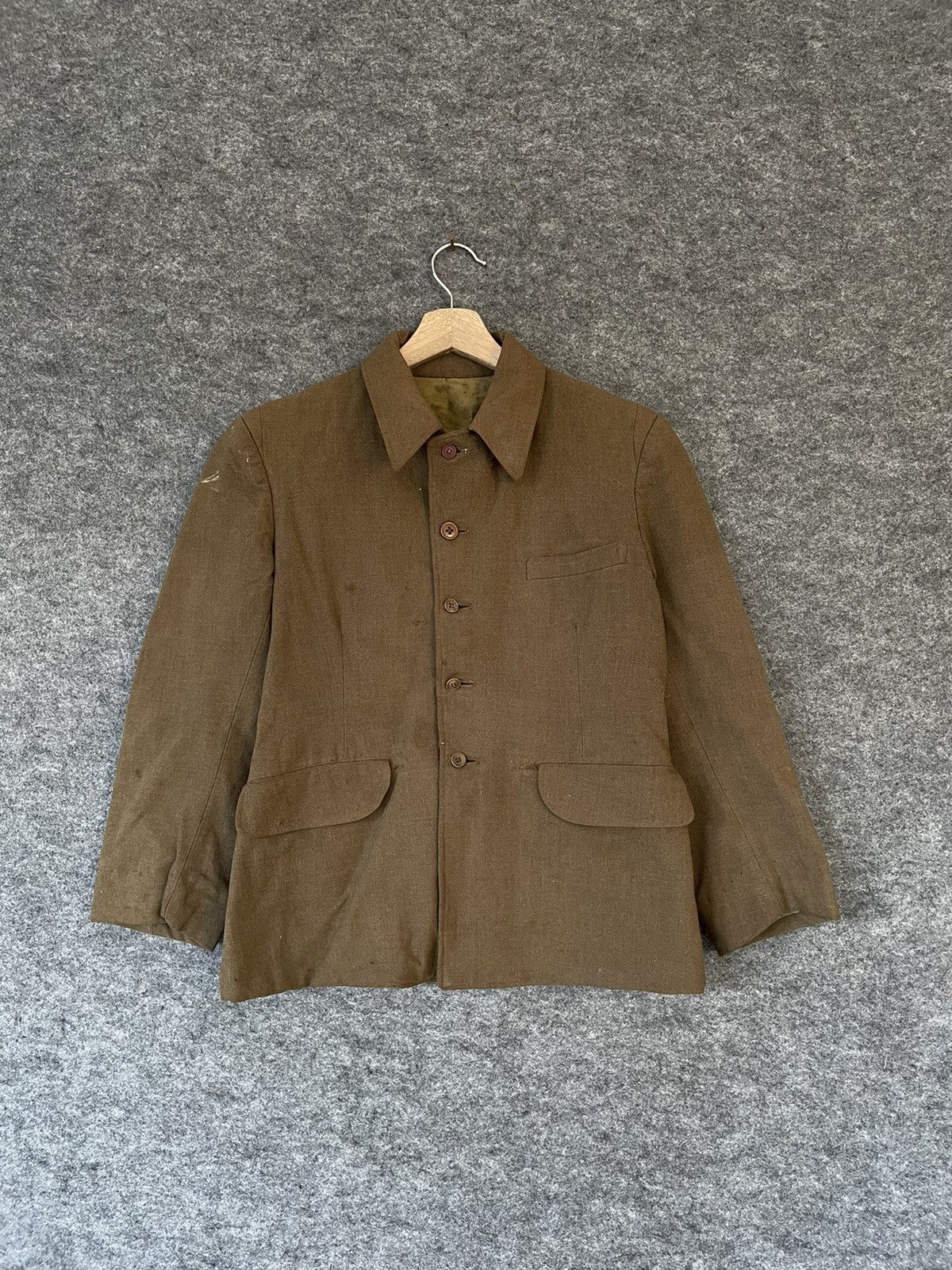 Vintage VINTAGE ARMY WOOL CHORE JACKET Size US S / EU 44-46 / 1 - 1 Thumbnail
