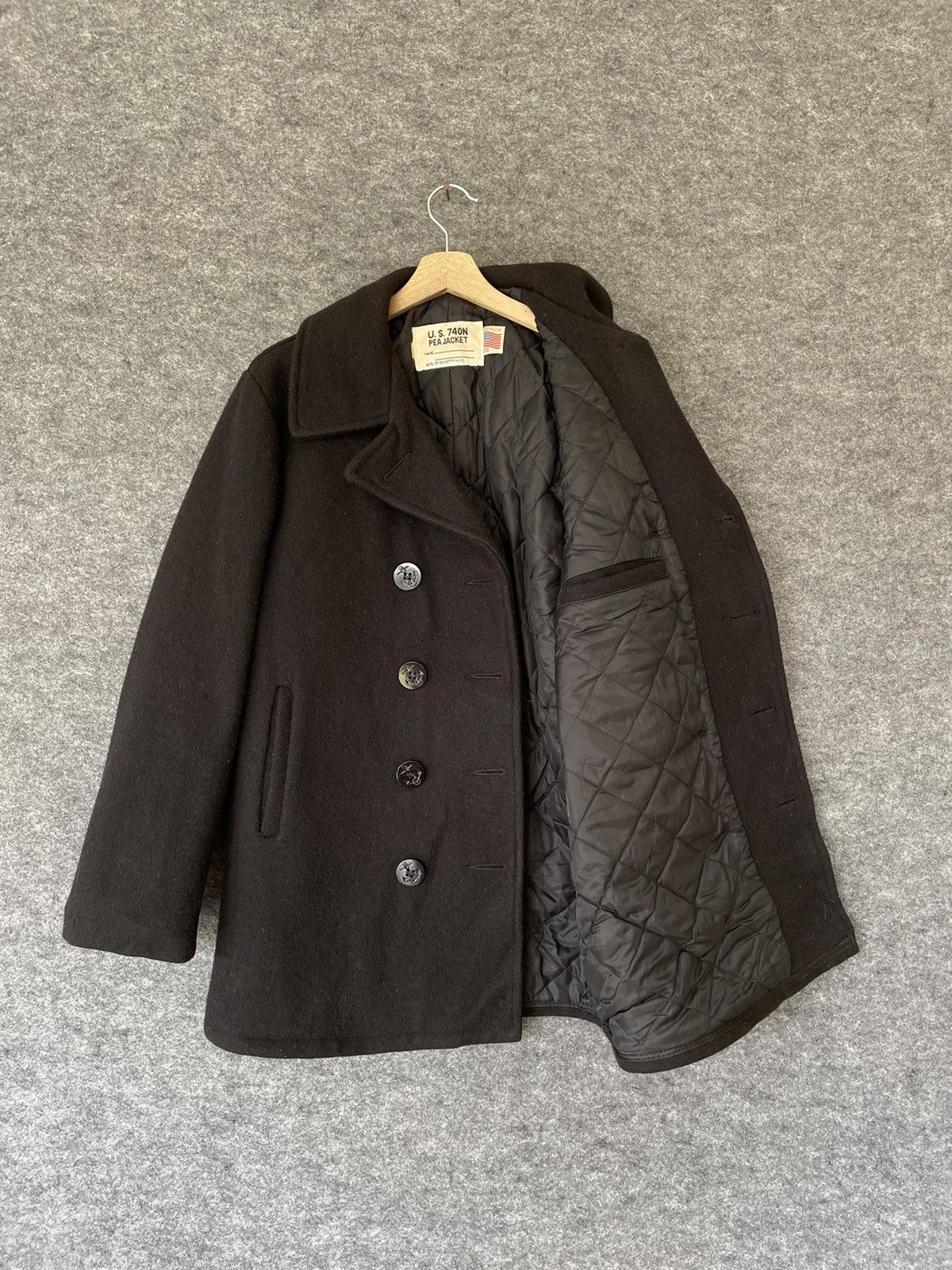 Schott × Vintage VINTAGE SCHOTT 740N PEA JACKET Size US S / EU 44-46 / 1 - 5 Thumbnail