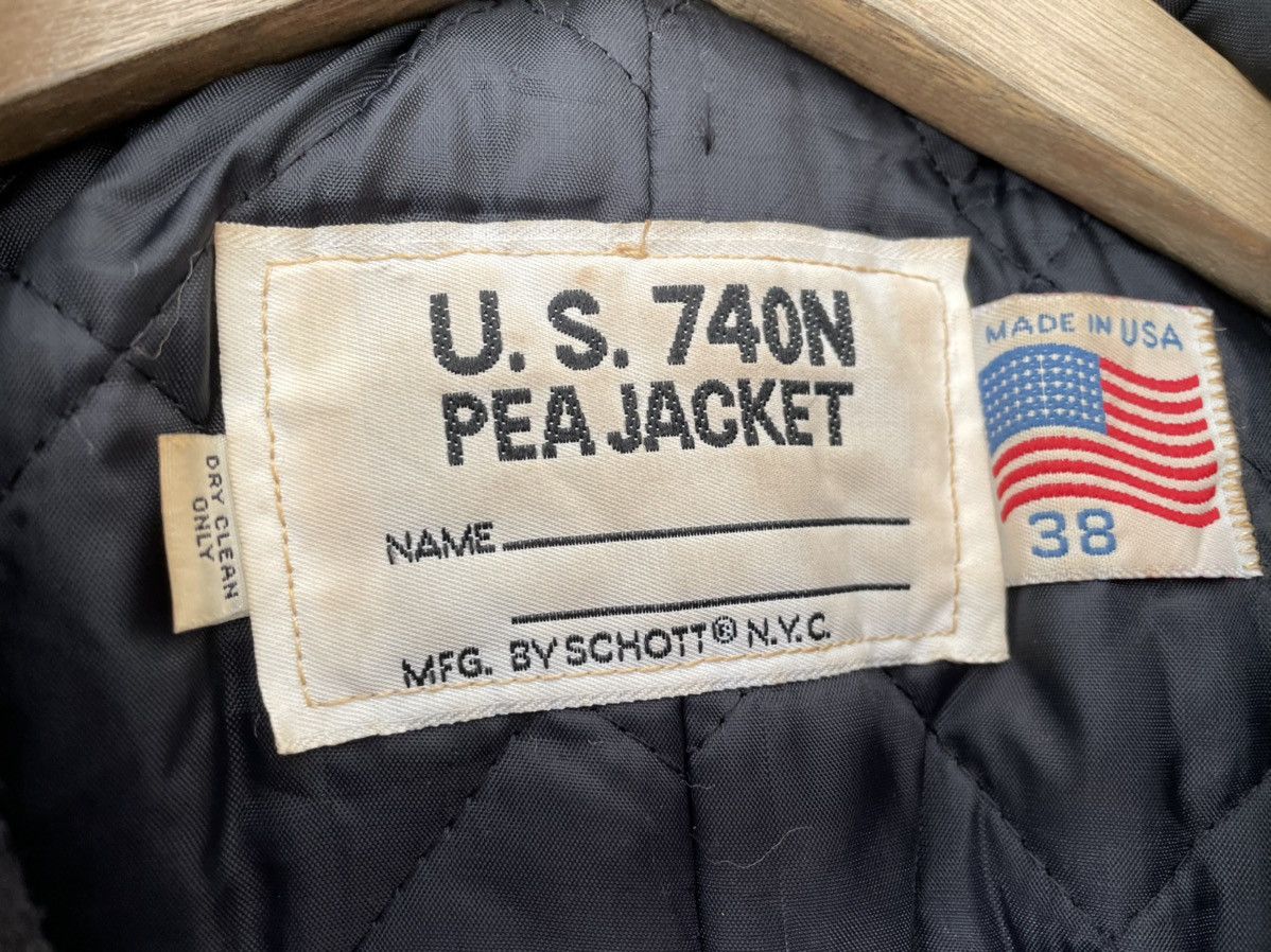 Schott × Vintage VINTAGE SCHOTT 740N PEA JACKET Size US S / EU 44-46 / 1 - 6 Thumbnail