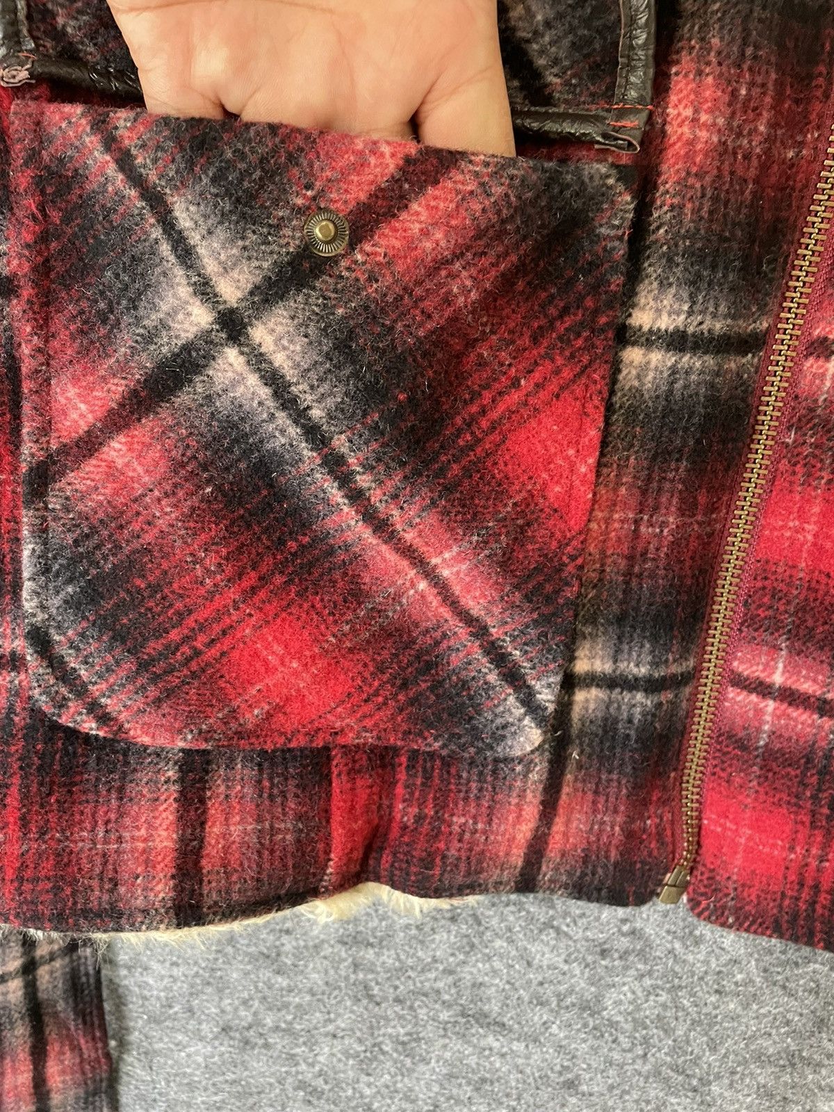 Japanese Brand GERONIMO RED INDIAN TRIBE CHORE SHEARLING JACKET Size US L / EU 52-54 / 3 - 8 Thumbnail