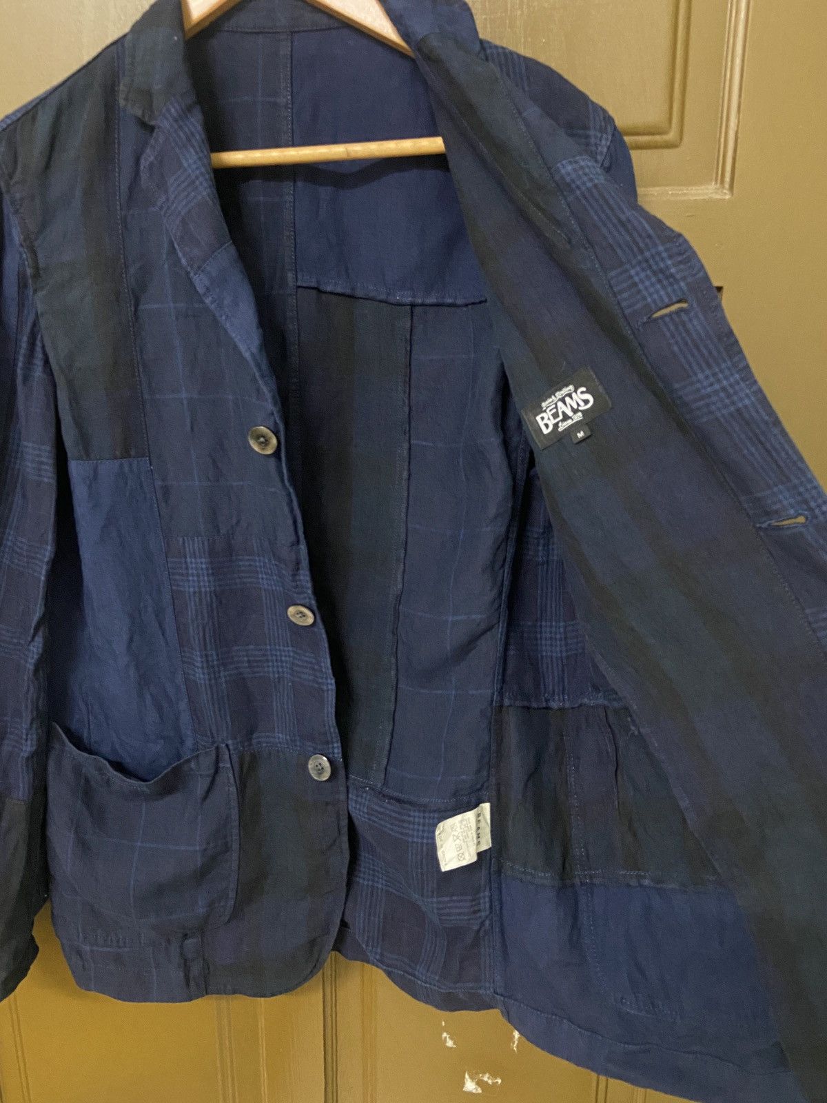 Beams Plus × Japanese Brand Beams Patchwork Blazer Suit Jacket Size 48R - 5 Thumbnail