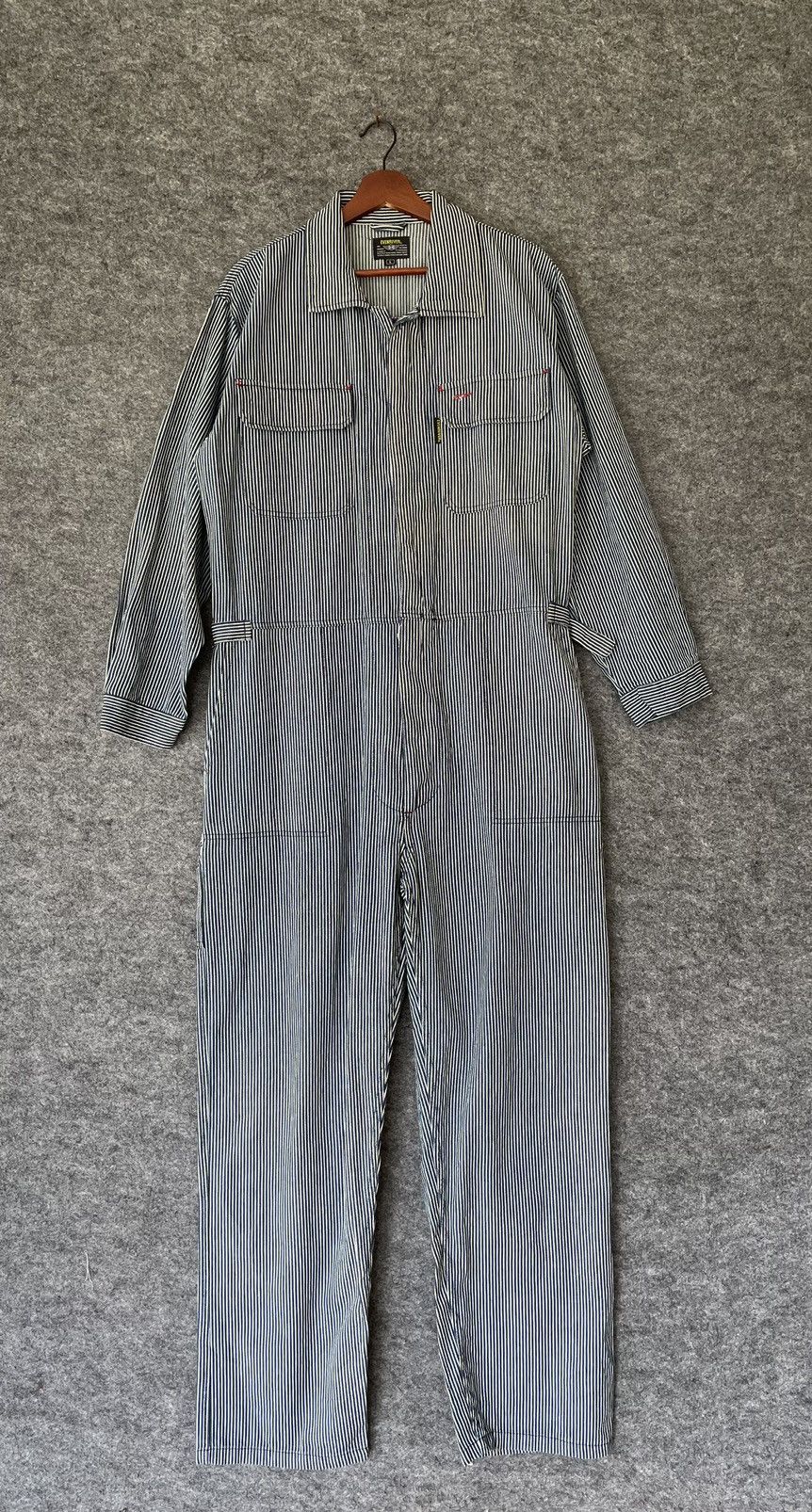 Japanese Brand × Vintage JAPANESE RACING EVENRIVER COVERALLS Size US L / EU 52-54 / 3 - 1 Thumbnail