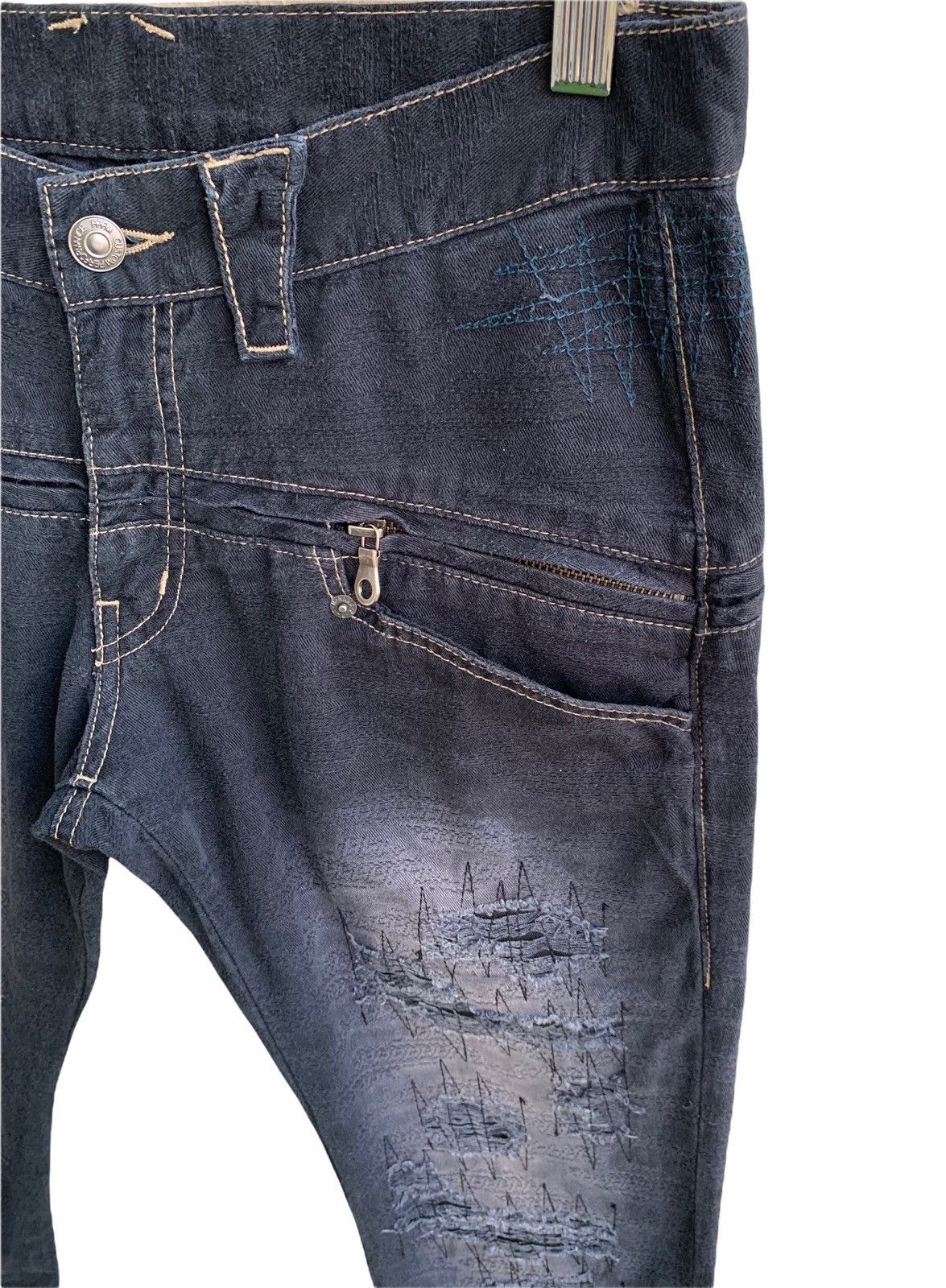Japanese Brand Japanese Brand PPFM Distressed Buckle Back Size US 29 - 6 Thumbnail