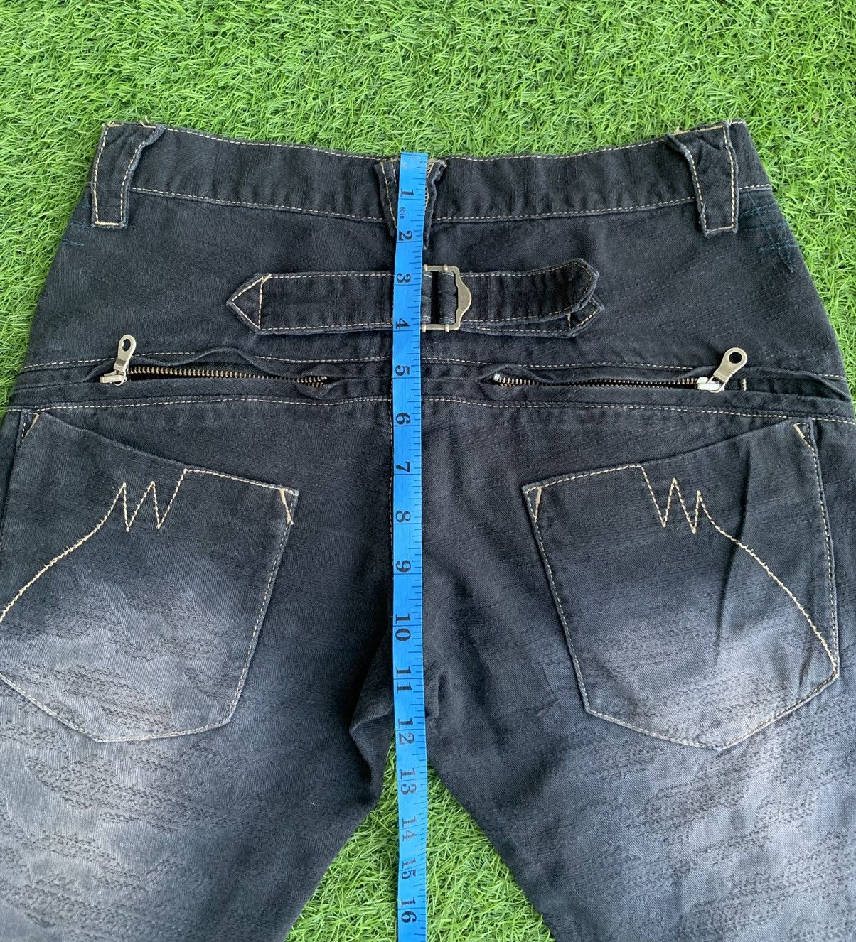 Japanese Brand Japanese Brand PPFM Distressed Buckle Back Size US 29 - 15 Thumbnail