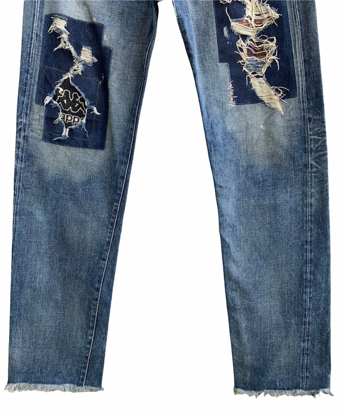 Levi's Vintage Levis 501 Big E selvedge redline patchwork Kappa Size US 32 / EU 48 - 3 Thumbnail