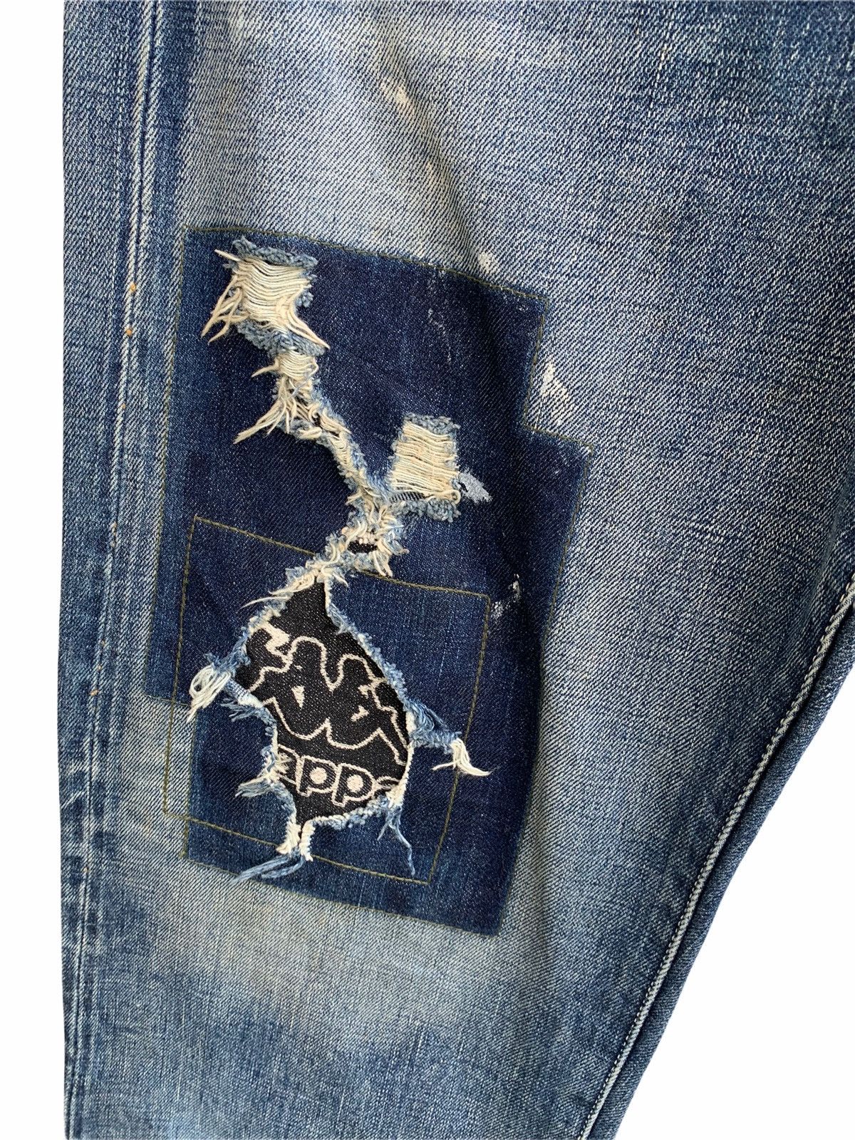 Levi's Vintage Levis 501 Big E selvedge redline patchwork Kappa Size US 32 / EU 48 - 10 Thumbnail