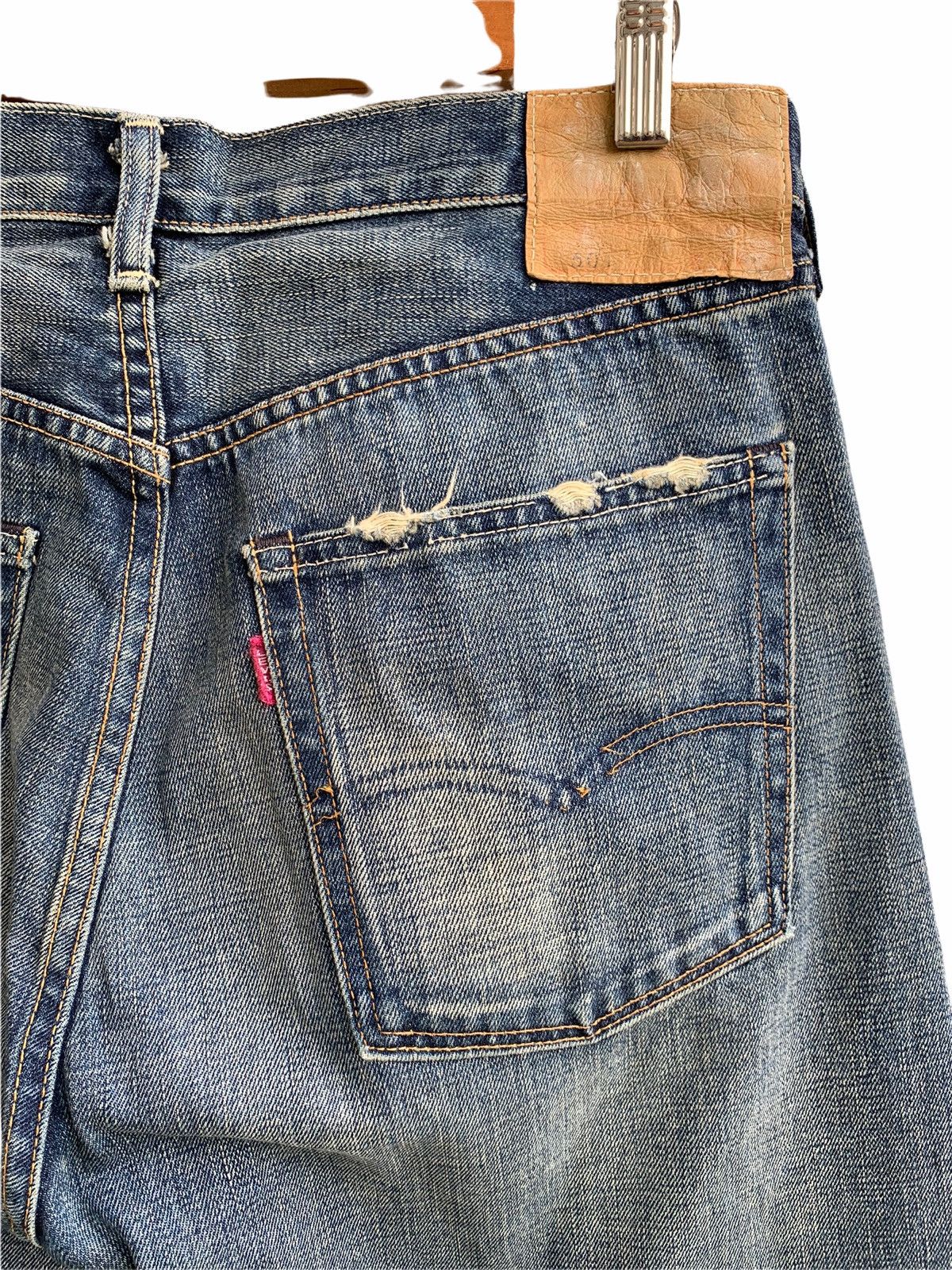 Levi's Vintage Levis 501 Big E selvedge redline patchwork Kappa Size US 32 / EU 48 - 8 Thumbnail