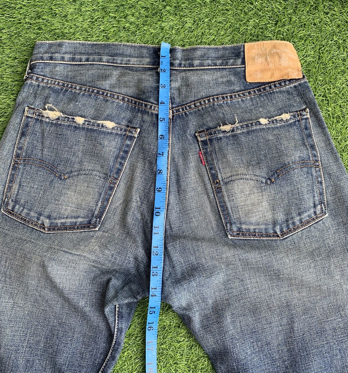 Levi's Vintage Levis 501 Big E selvedge redline patchwork Kappa Size US 32 / EU 48 - 15 Thumbnail