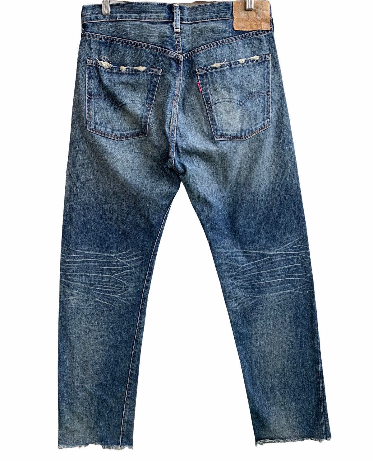Levi's Vintage Levis 501 Big E selvedge redline patchwork Kappa Size US 32 / EU 48 - 2 Thumbnail