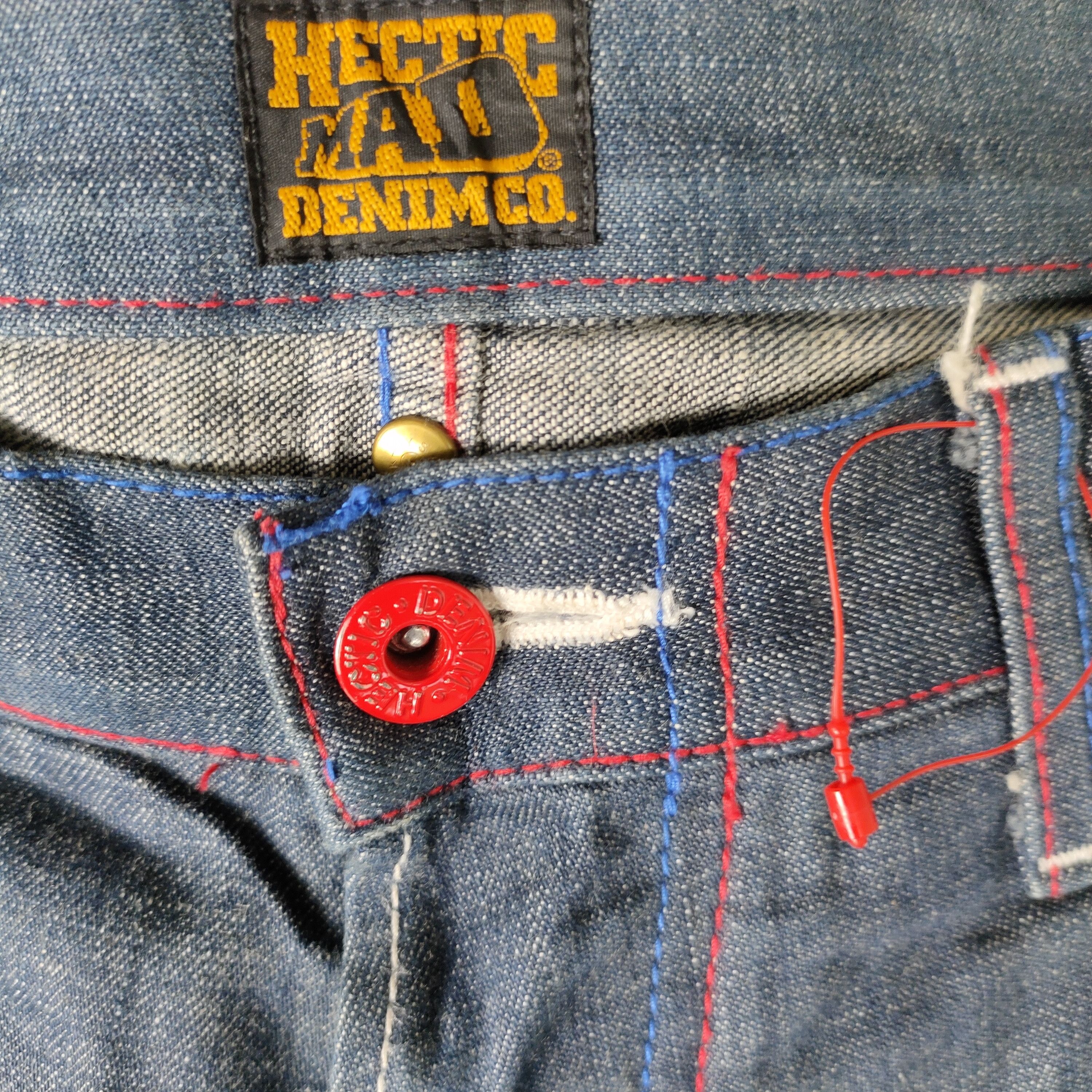 Japanese Brand Vintage Mad Hectic denim Size US 34 / EU 50 - 11 Thumbnail