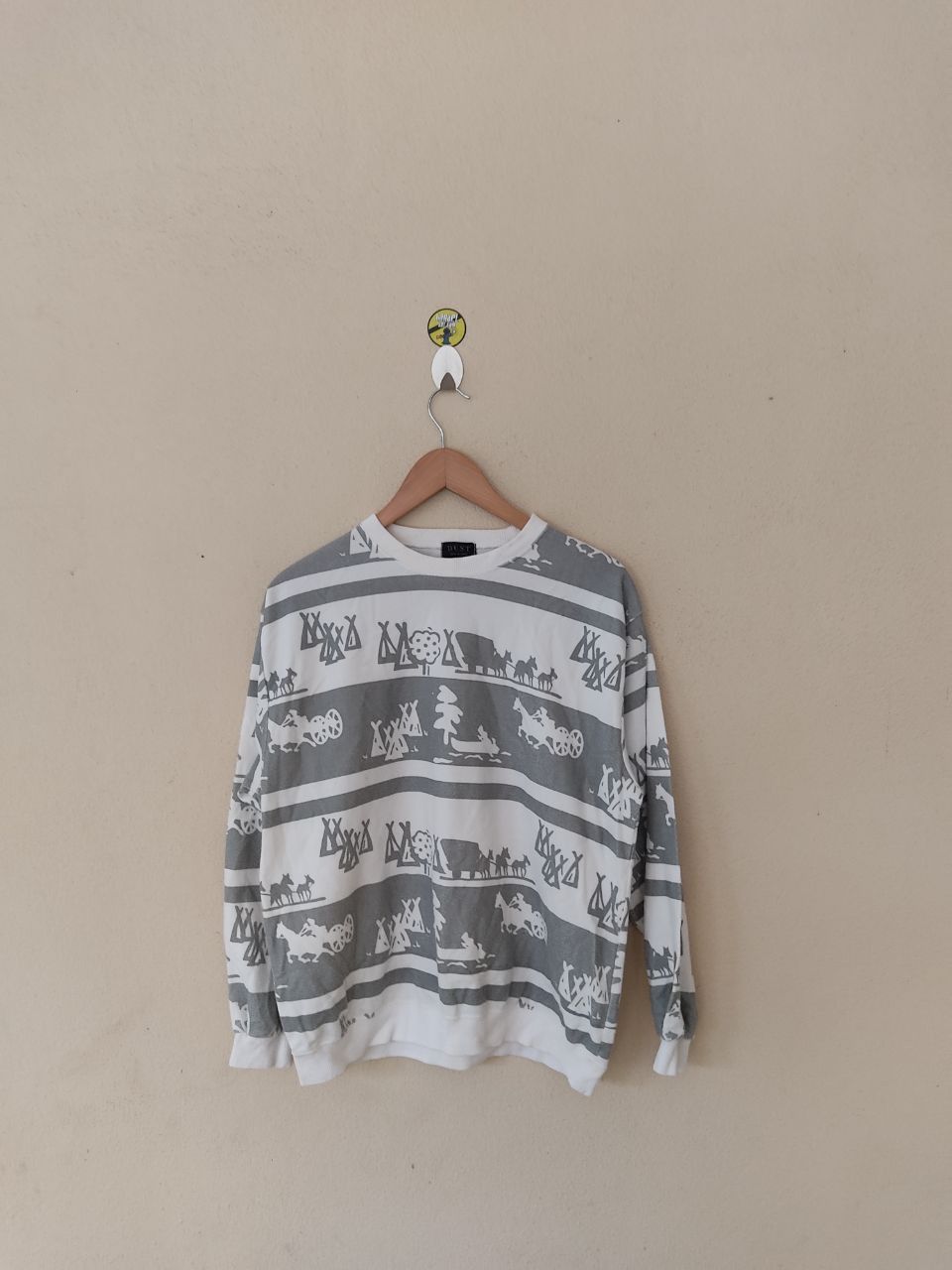 Japanese Brand × Vintage DUST COWBOY FULL PRINTED SWEATSHIRT MADE IN JAPAN Size US M / EU 48-50 / 2 - 2 Thumbnail