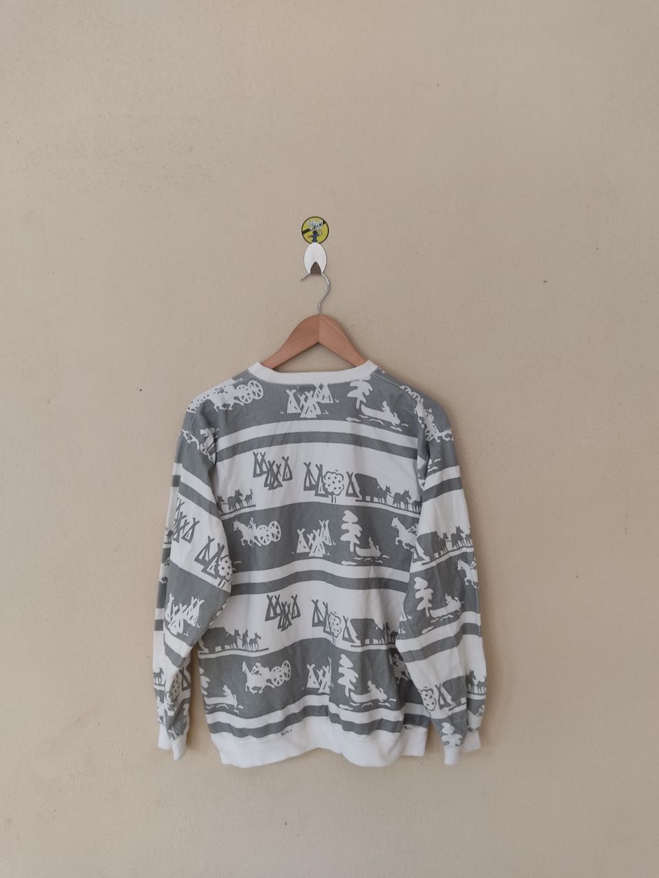 Japanese Brand × Vintage DUST COWBOY FULL PRINTED SWEATSHIRT MADE IN JAPAN Size US M / EU 48-50 / 2 - 3 Thumbnail
