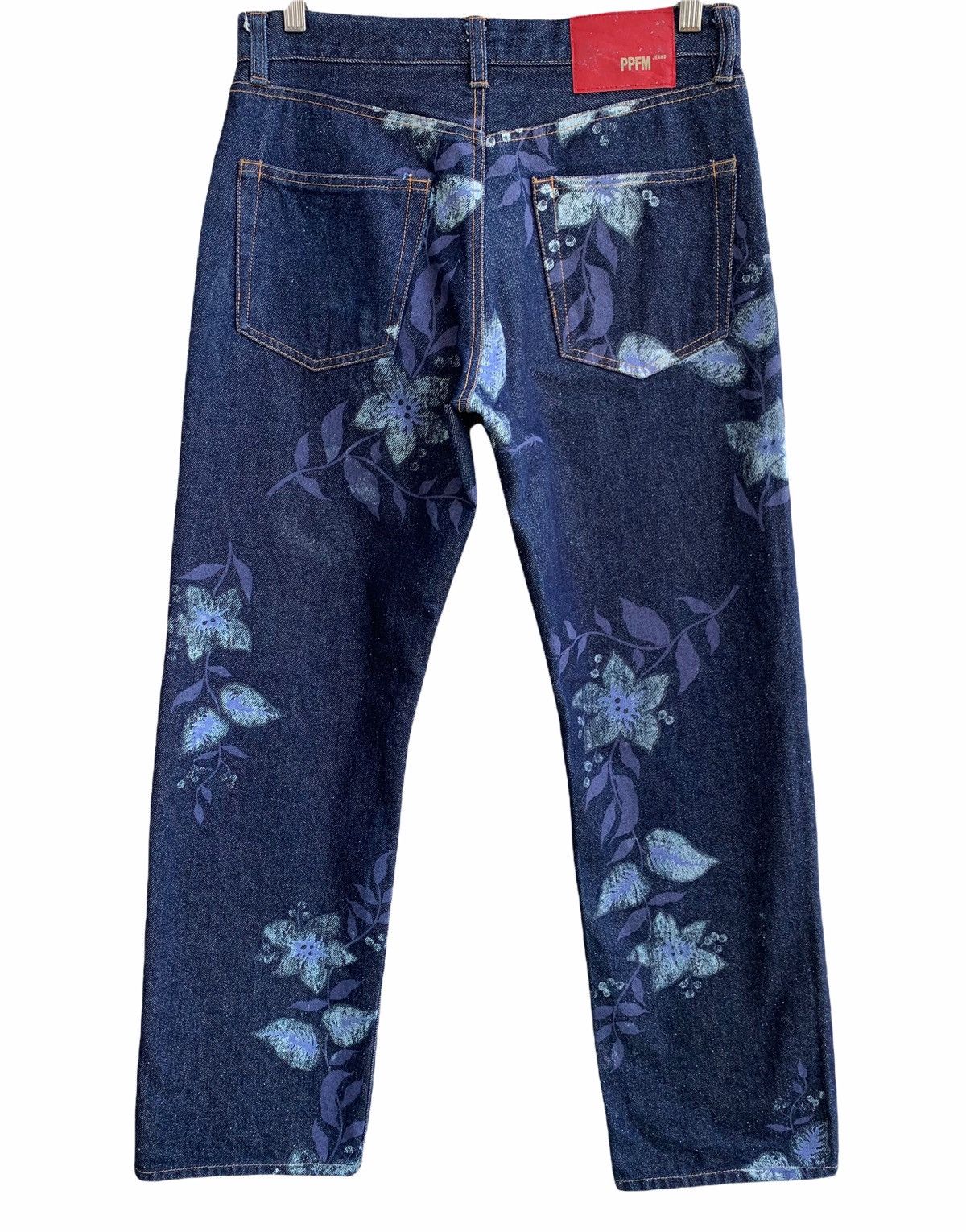 Japanese Brand 🌸 🌺 Japanese Brand PPFM Printed Flowers Denim Jeans Size US 30 / EU 46 - 1 Thumbnail