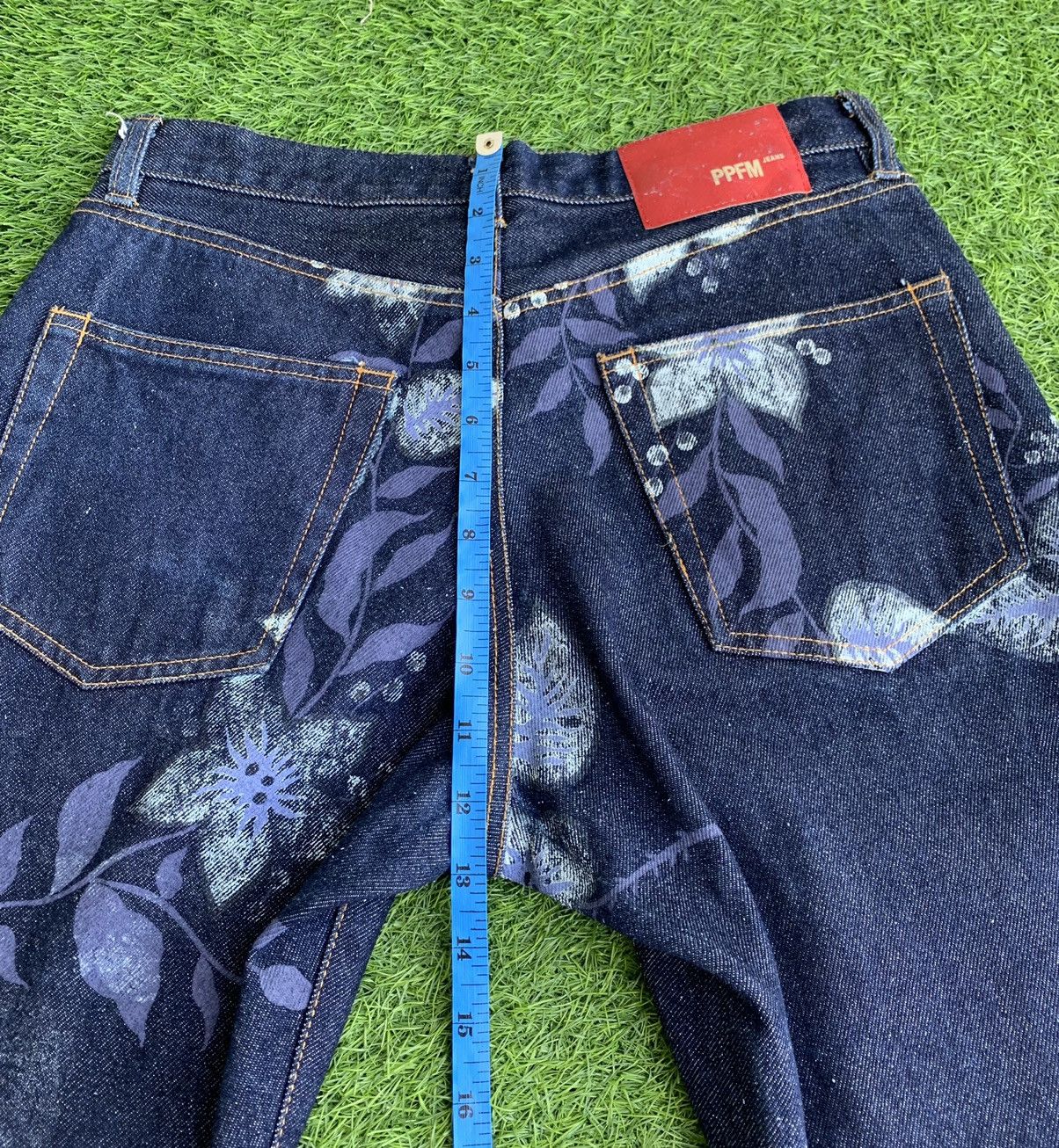 Japanese Brand 🌸 🌺 Japanese Brand PPFM Printed Flowers Denim Jeans Size US 30 / EU 46 - 16 Thumbnail
