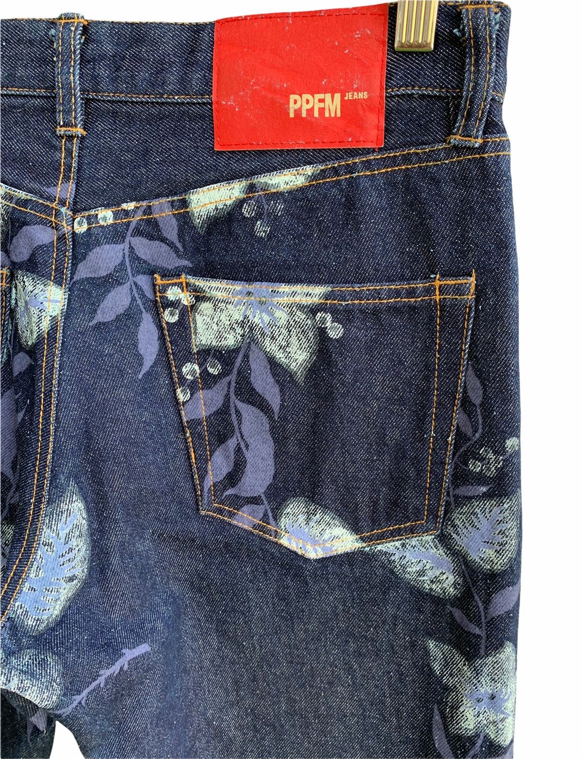 Japanese Brand 🌸 🌺 Japanese Brand PPFM Printed Flowers Denim Jeans Size US 30 / EU 46 - 8 Thumbnail