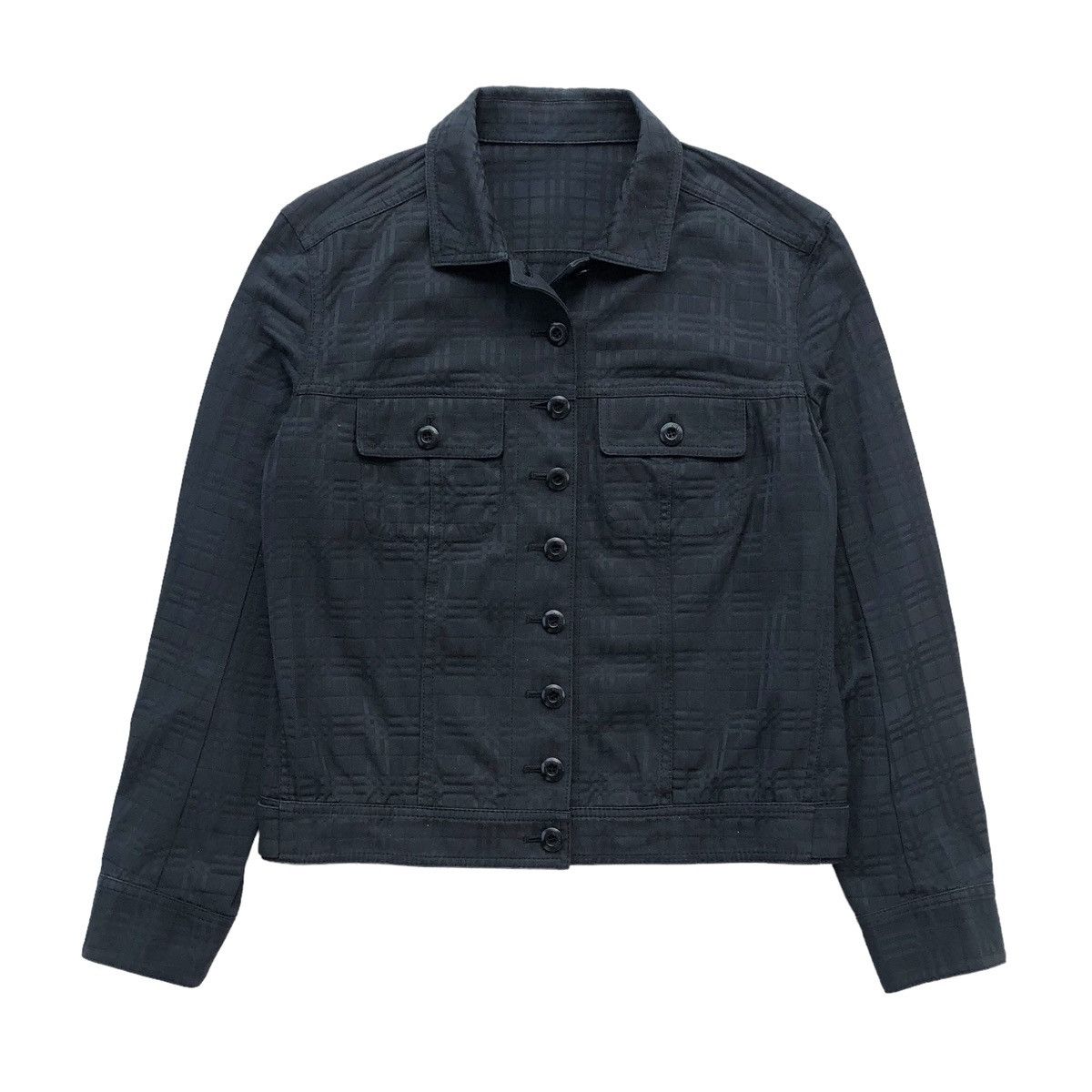 Burberry Burberry London Women Checked Trucker Jacket Size S / US 4 / IT 40 - 2 Thumbnail