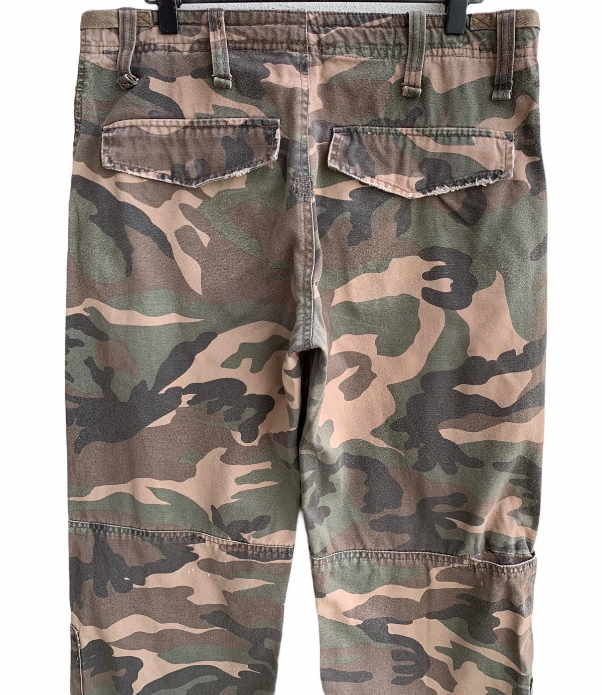 Japanese Brand Cargo Pants multiple Pocket Woodland Camo Hunter Size US 32 / EU 48 - 6 Thumbnail
