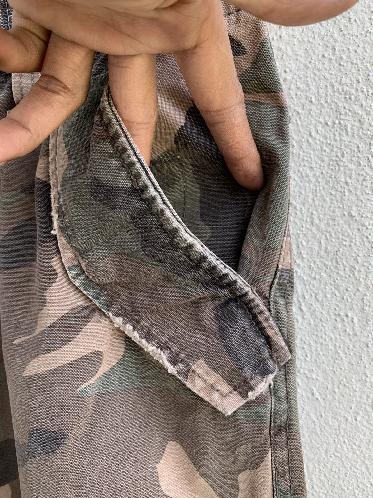 Japanese Brand Cargo Pants multiple Pocket Woodland Camo Hunter Size US 32 / EU 48 - 13 Thumbnail