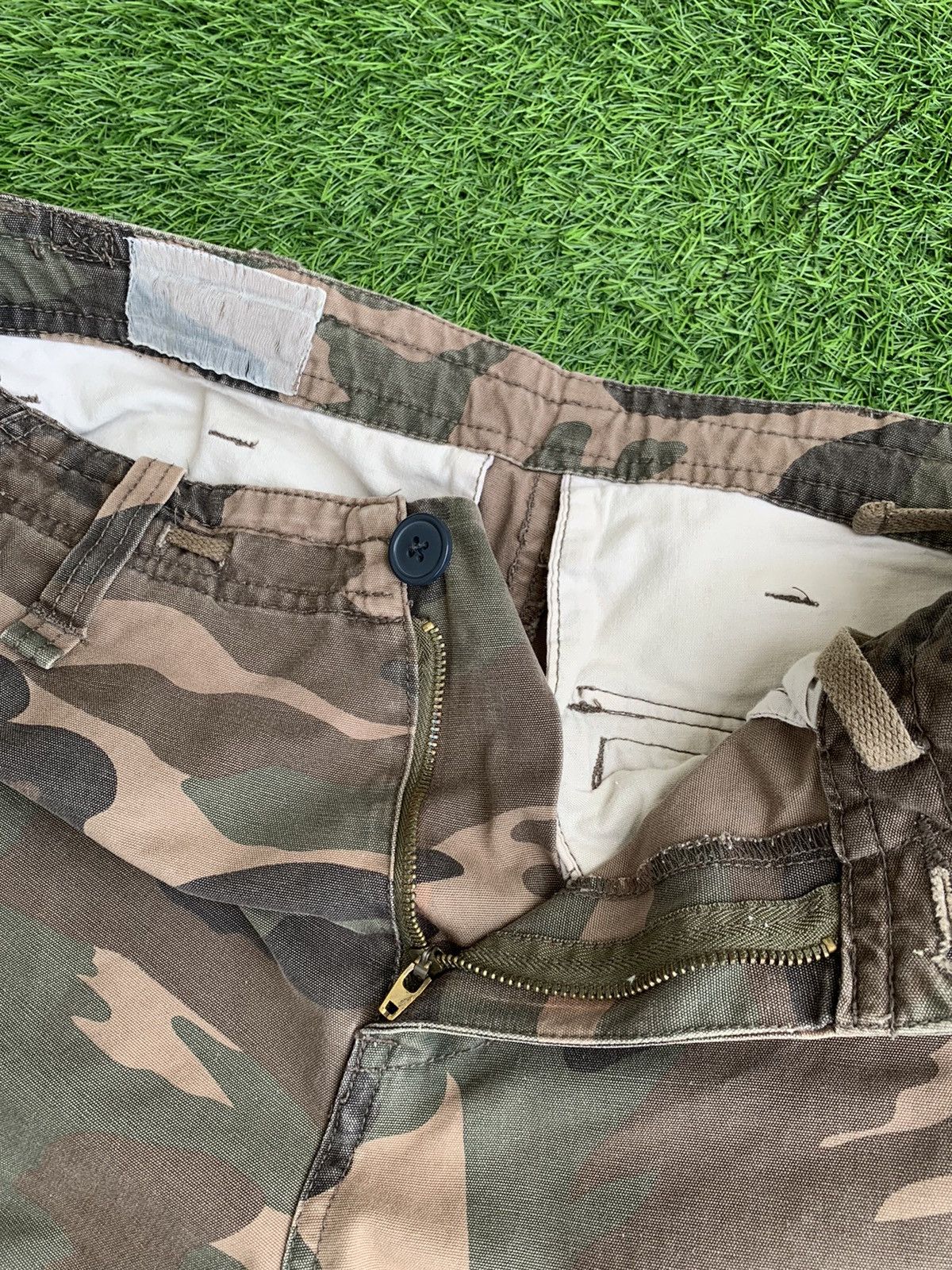 Japanese Brand Cargo Pants multiple Pocket Woodland Camo Hunter Size US 32 / EU 48 - 16 Thumbnail