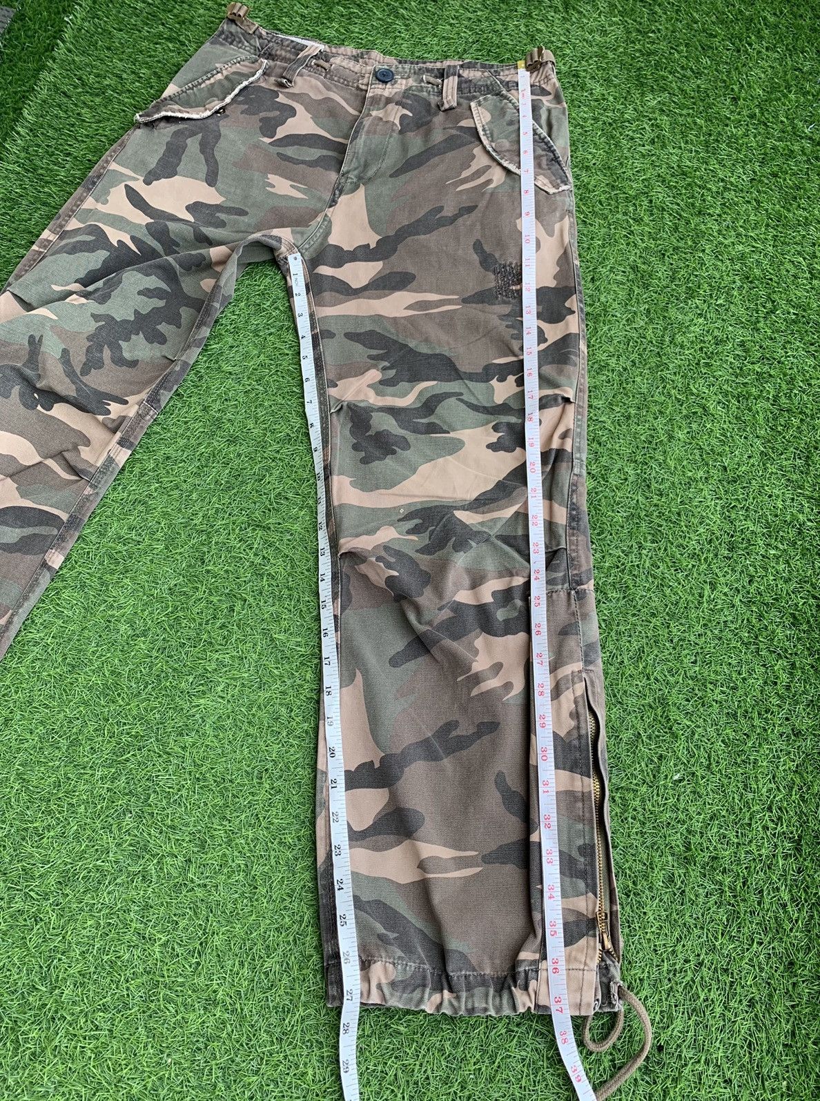 Japanese Brand Cargo Pants multiple Pocket Woodland Camo Hunter Size US 32 / EU 48 - 19 Thumbnail