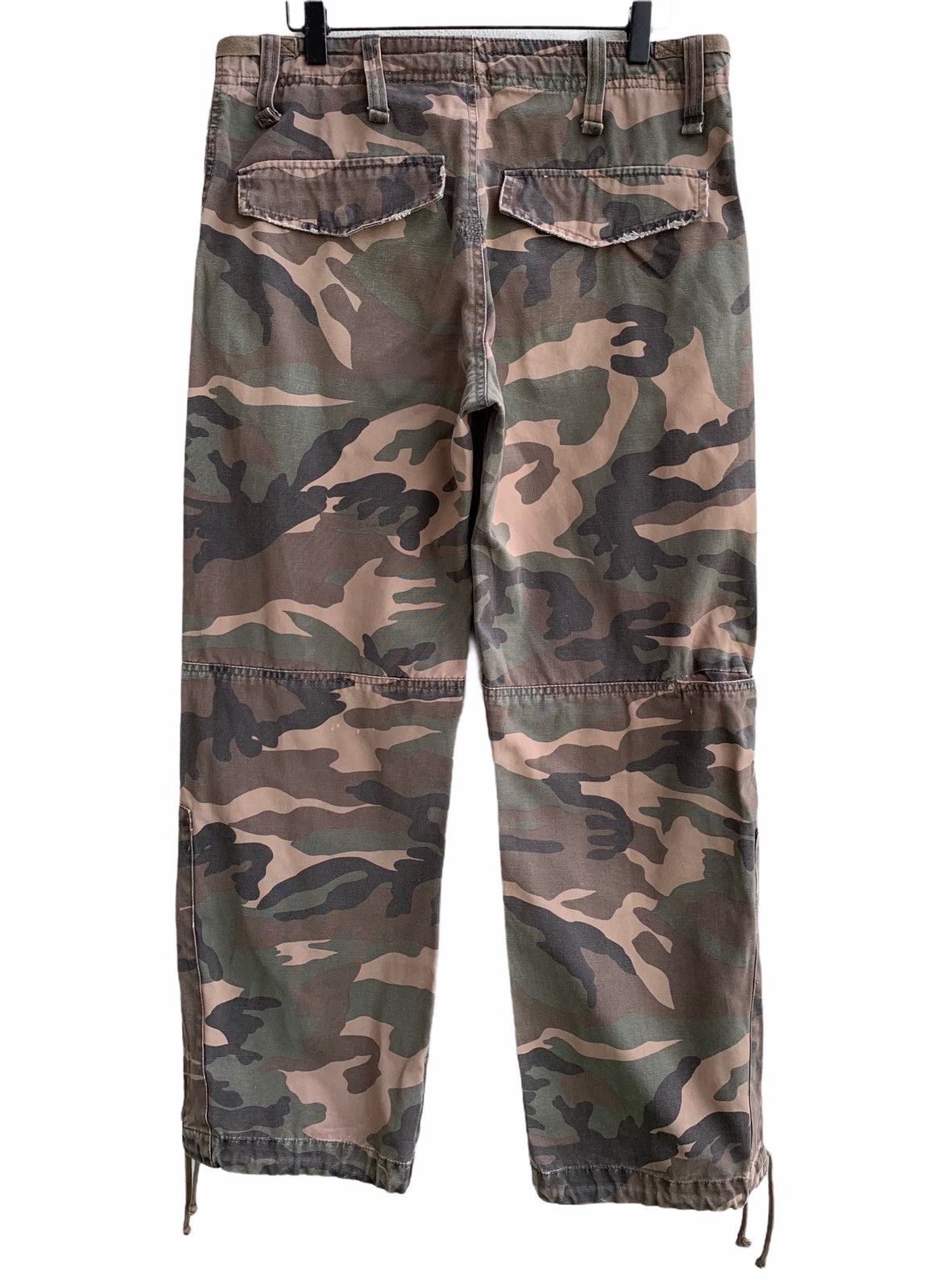 Japanese Brand Cargo Pants multiple Pocket Woodland Camo Hunter Size US 32 / EU 48 - 2 Thumbnail