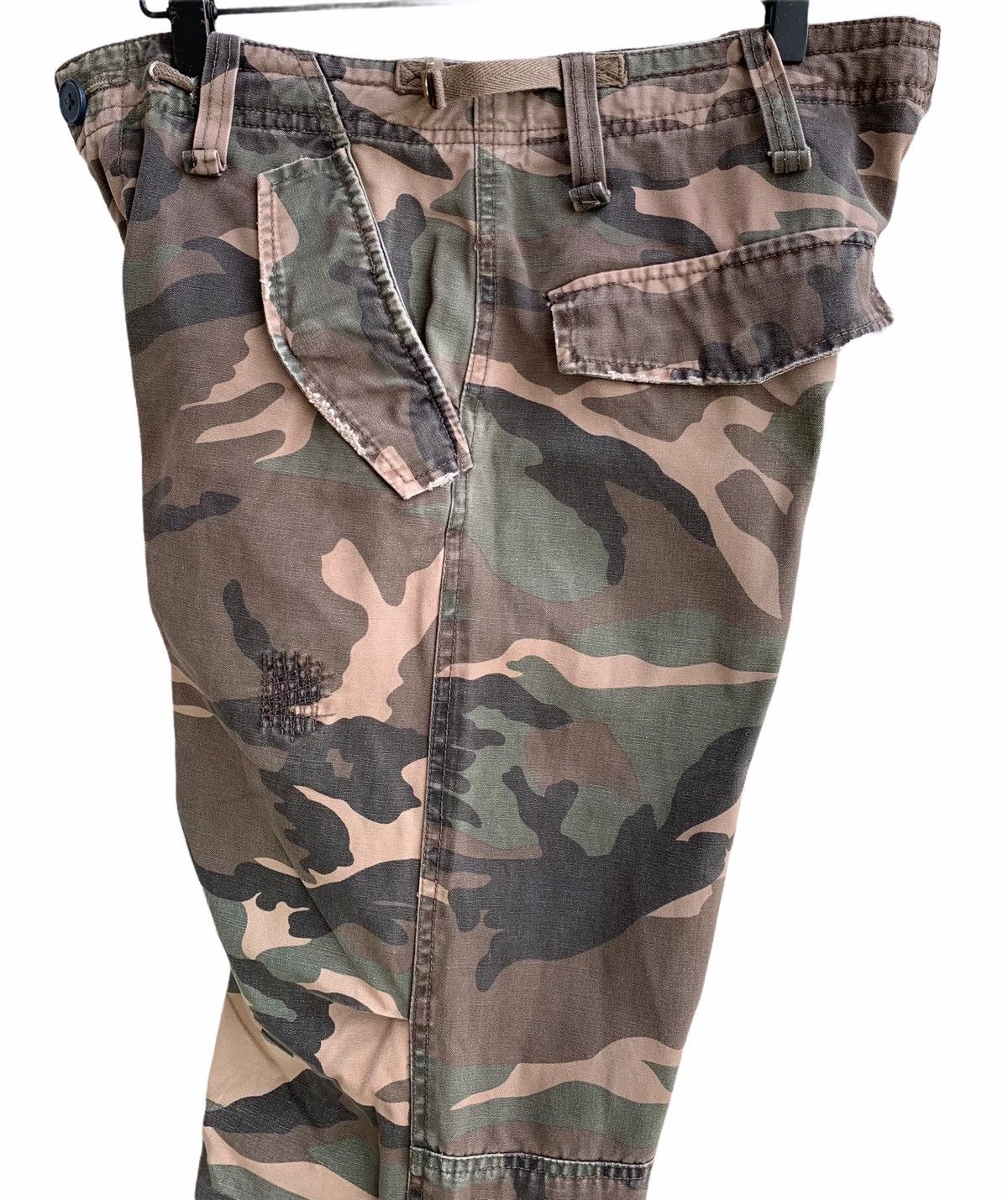 Japanese Brand Cargo Pants multiple Pocket Woodland Camo Hunter Size US 32 / EU 48 - 4 Thumbnail