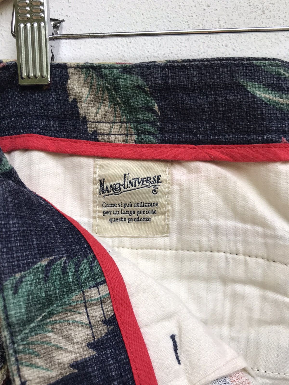 Indigo × Japanese Brand × NANO universe Rare🔥Nano Universe Indigo Sashiko Florals Flower Pants Size US 31 - 18 Thumbnail