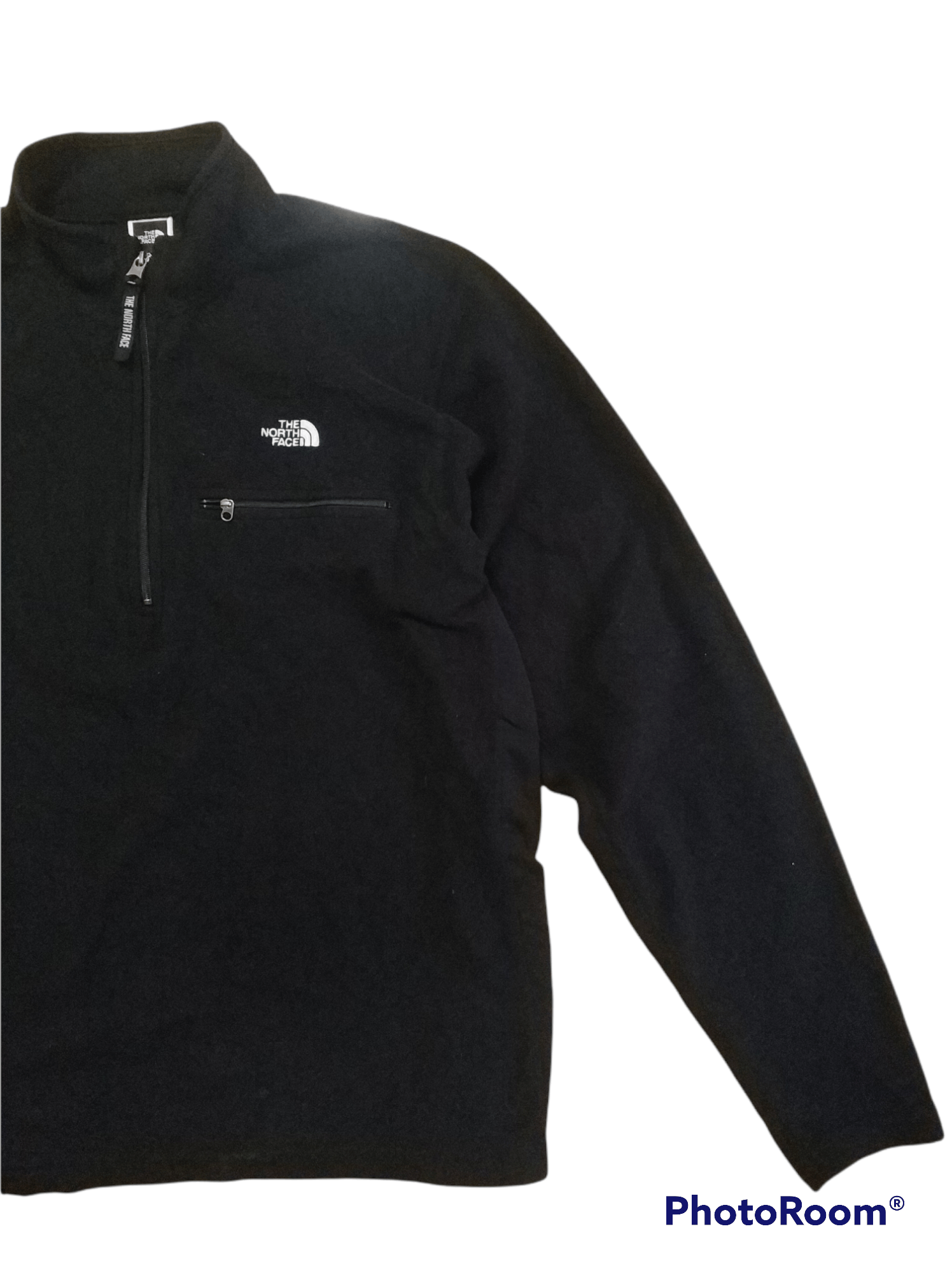The North Face 🔥Distressed Vintage Black The North Face Fleece Jacket Size US M / EU 48-50 / 2 - 2 Thumbnail