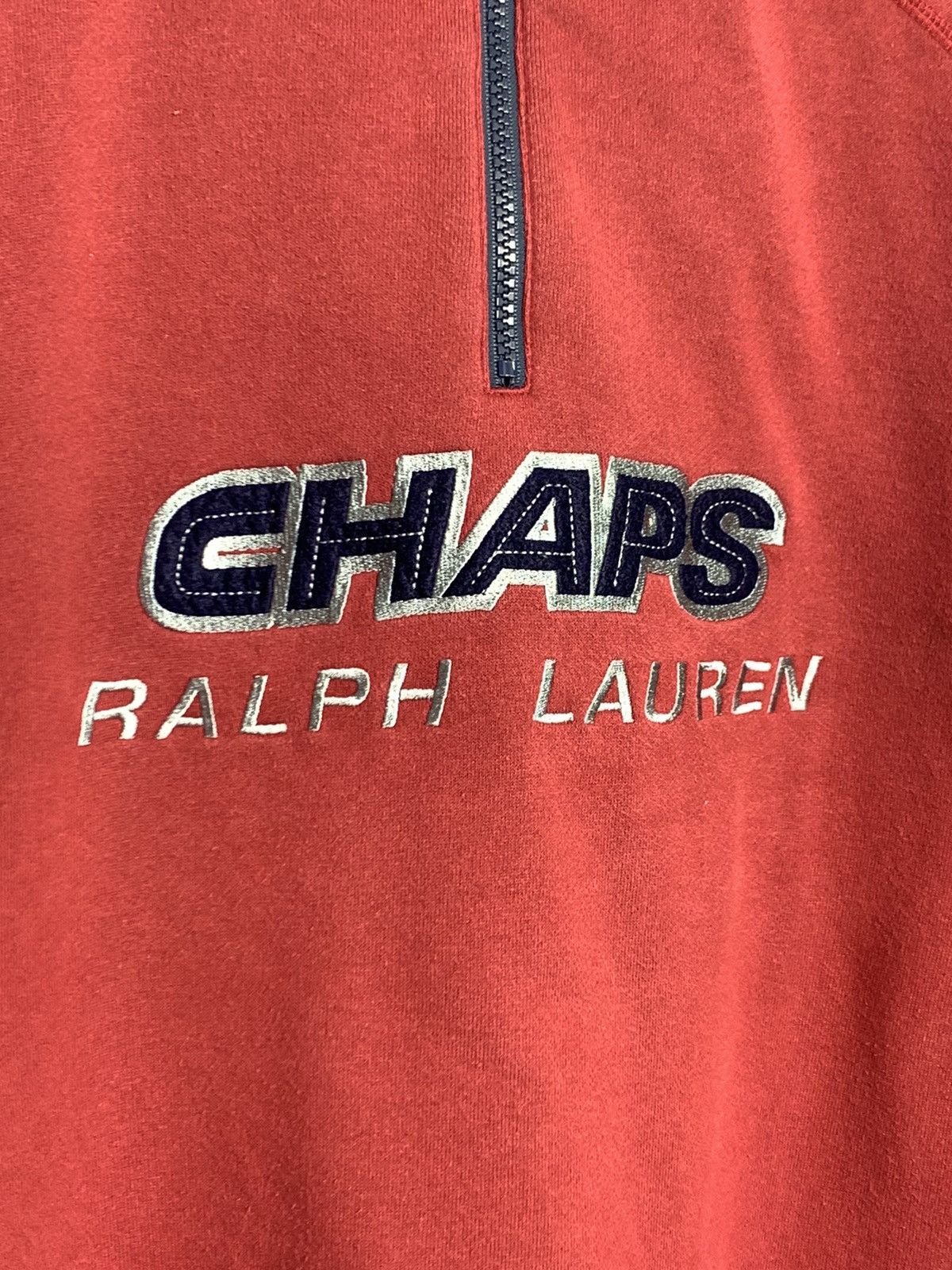 Chaps Ralph Lauren Vintage Chaps Ralph Lauren Half Zipper Sweatshirt Size US L / EU 52-54 / 3 - 2 Thumbnail