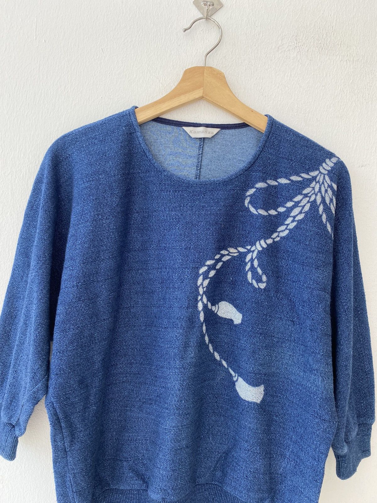 Japanese Brand Vintage Kamanza Floral Sweatshirt Size M / US 6-8 / IT 42-44 - 3 Thumbnail