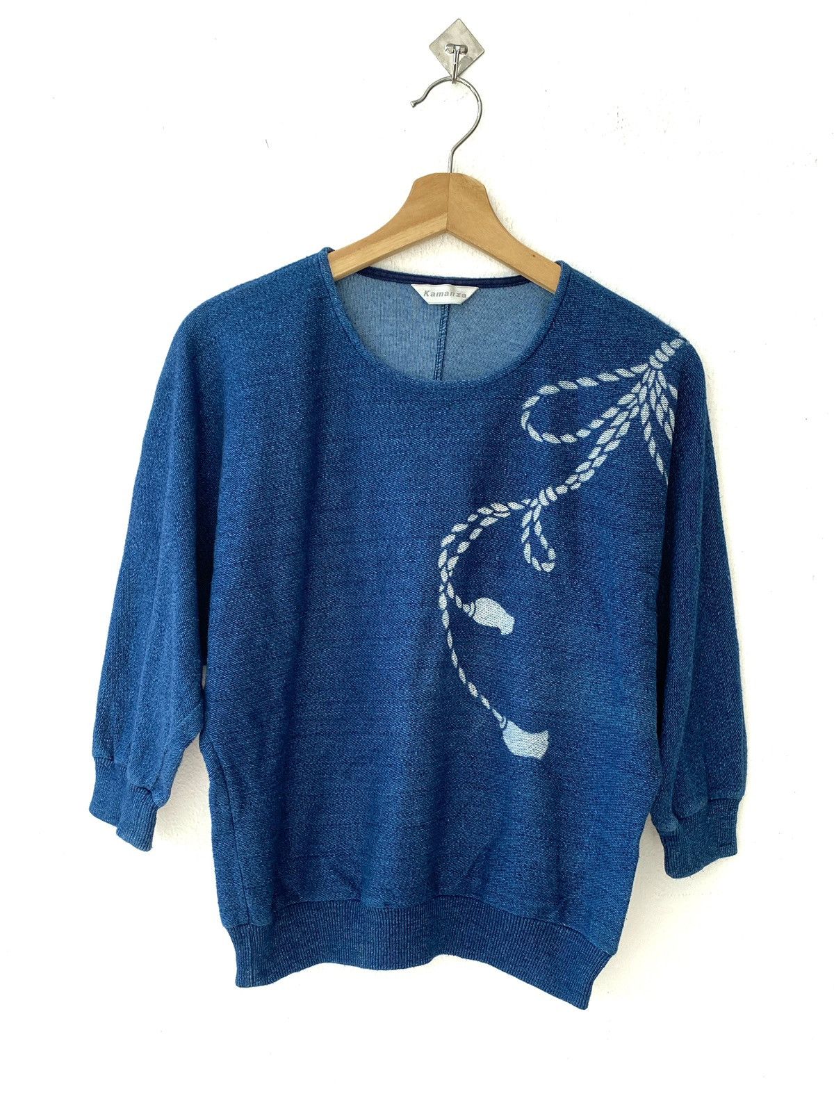 Japanese Brand Vintage Kamanza Floral Sweatshirt Size M / US 6-8 / IT 42-44 - 1 Thumbnail