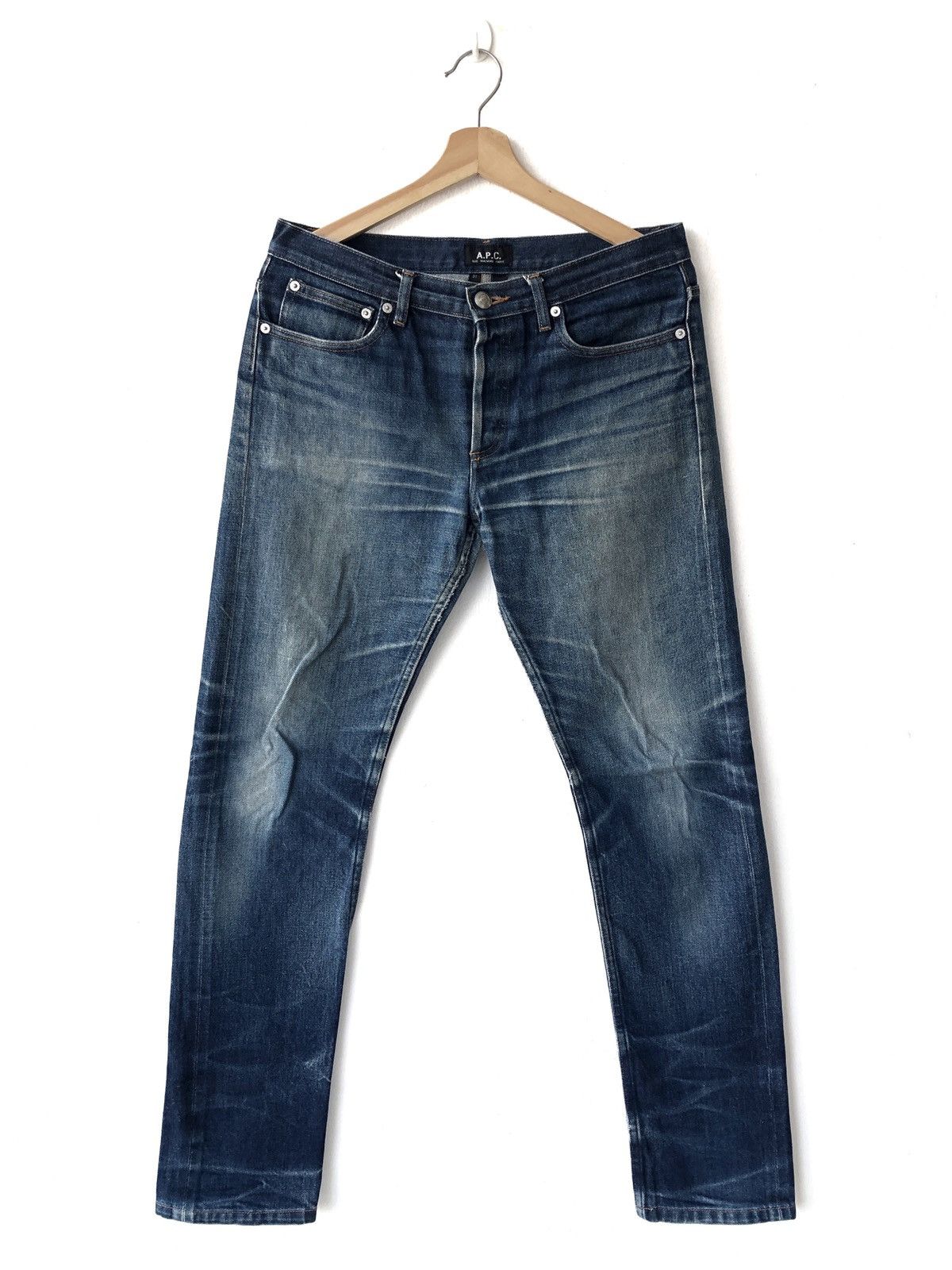 Vintage A.P.C Selvadge Distressed Denim Jeans