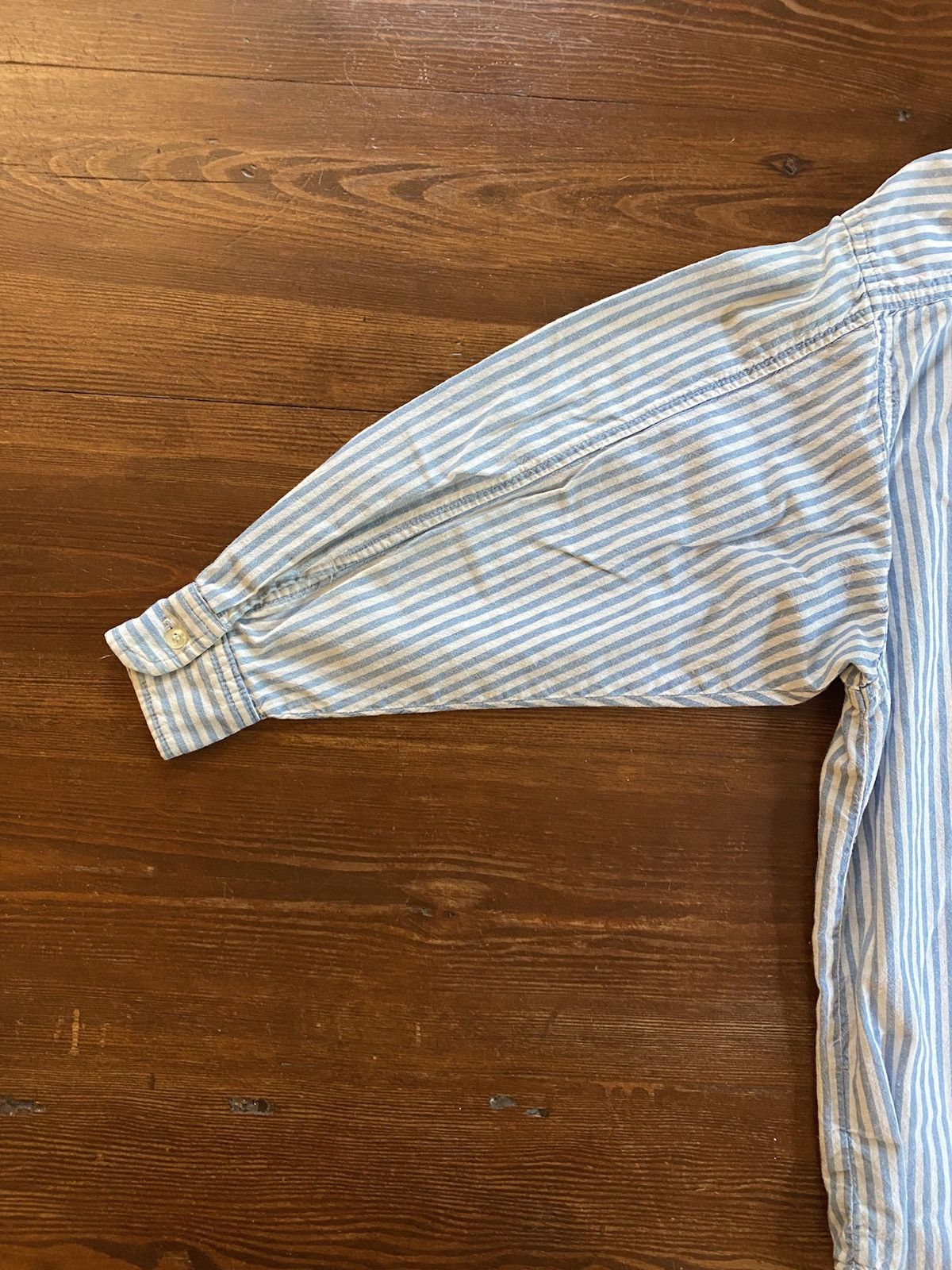 Guess Vintage 80’s Guess Striped Women’s Long Sleeve Button Up Size M / US 6-8 / IT 42-44 - 14 Thumbnail