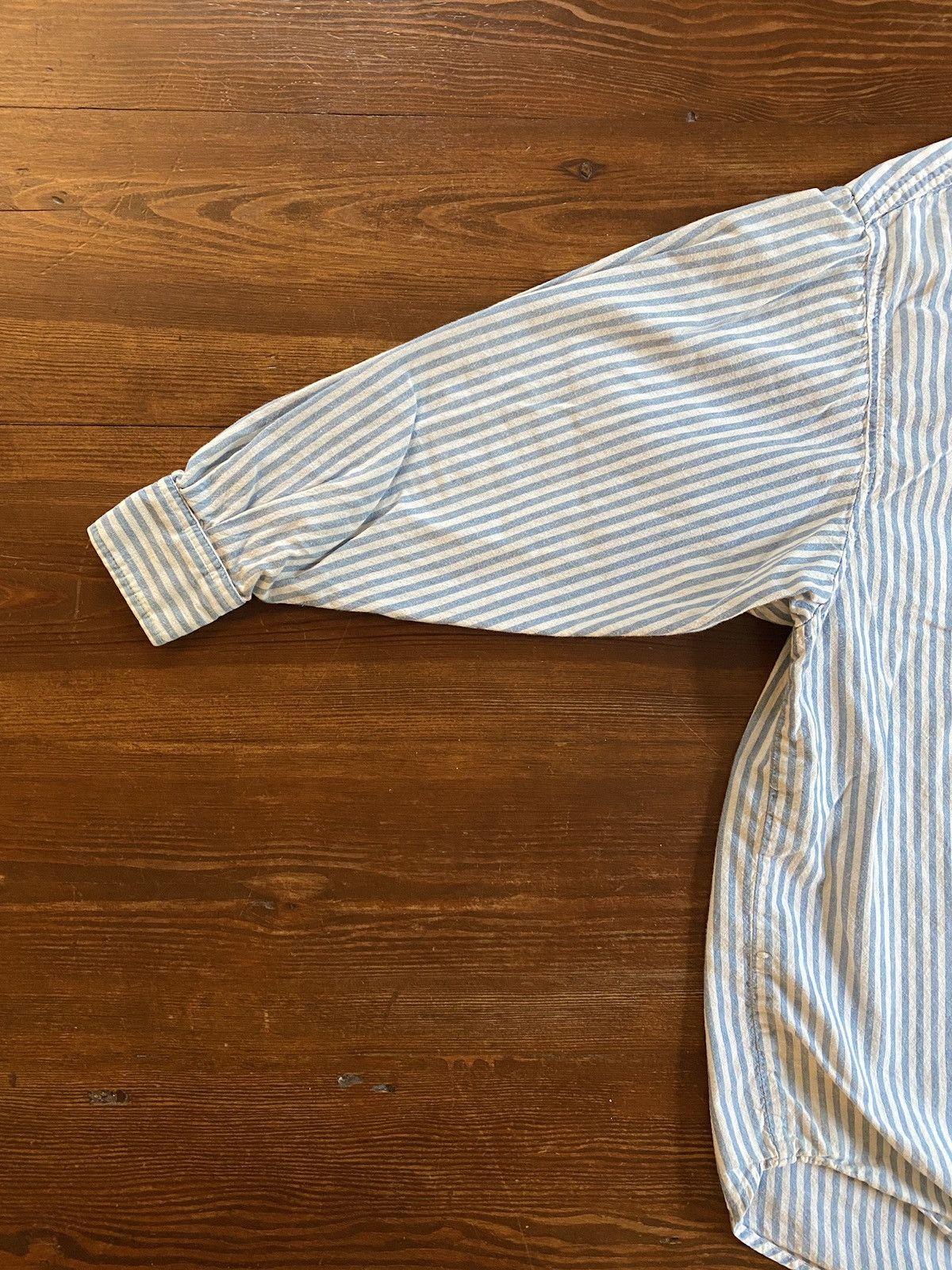 Guess Vintage 80’s Guess Striped Women’s Long Sleeve Button Up Size M / US 6-8 / IT 42-44 - 10 Thumbnail
