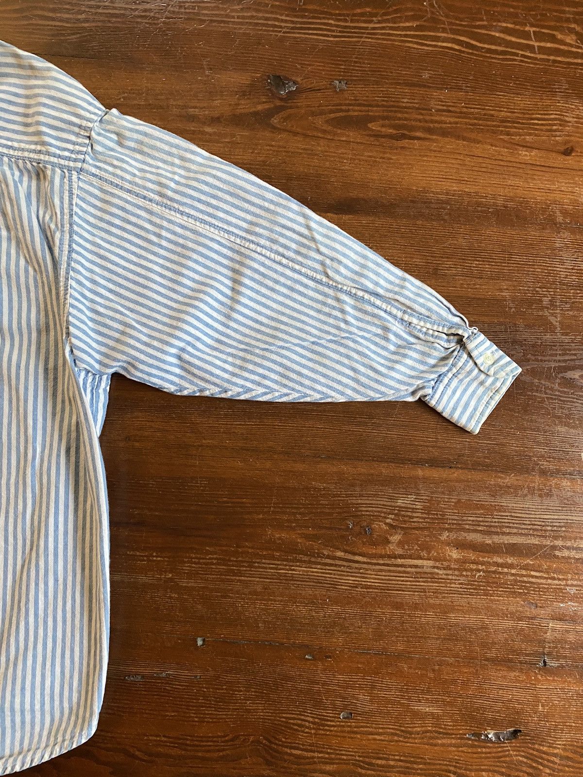 Guess Vintage 80’s Guess Striped Women’s Long Sleeve Button Up Size M / US 6-8 / IT 42-44 - 13 Thumbnail