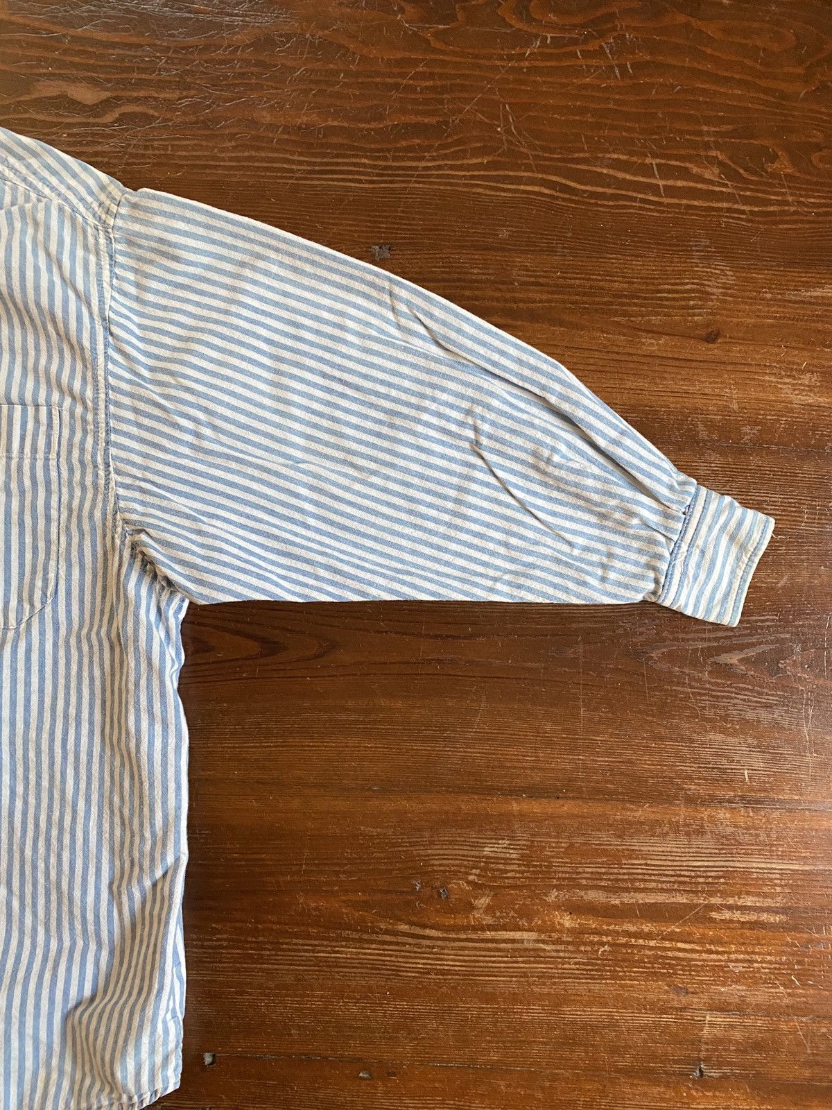 Guess Vintage 80’s Guess Striped Women’s Long Sleeve Button Up Size M / US 6-8 / IT 42-44 - 9 Thumbnail
