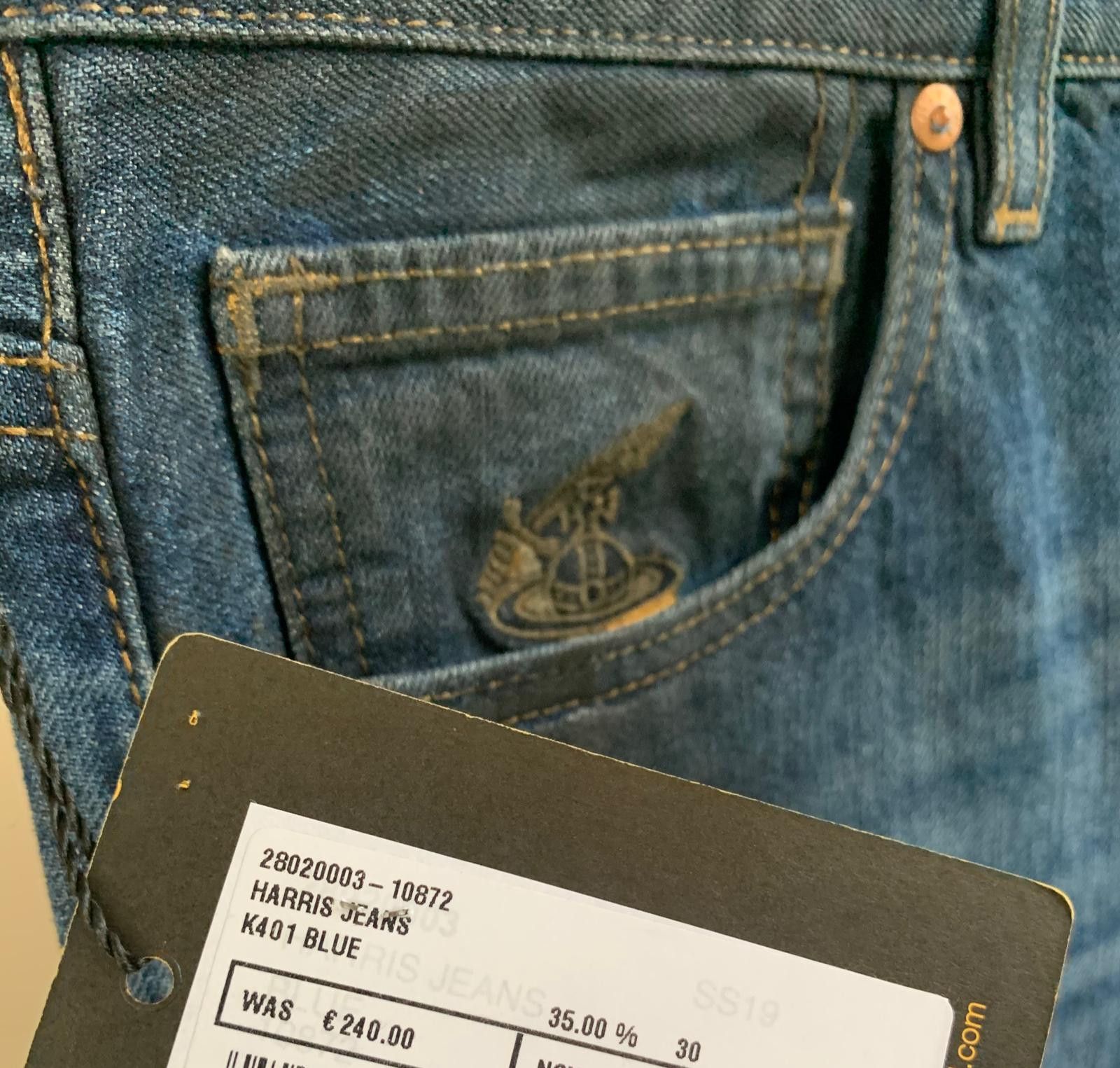 Vivienne Westwood Harris Jeans in Blue Size US 30 / EU 46 - 16 Thumbnail