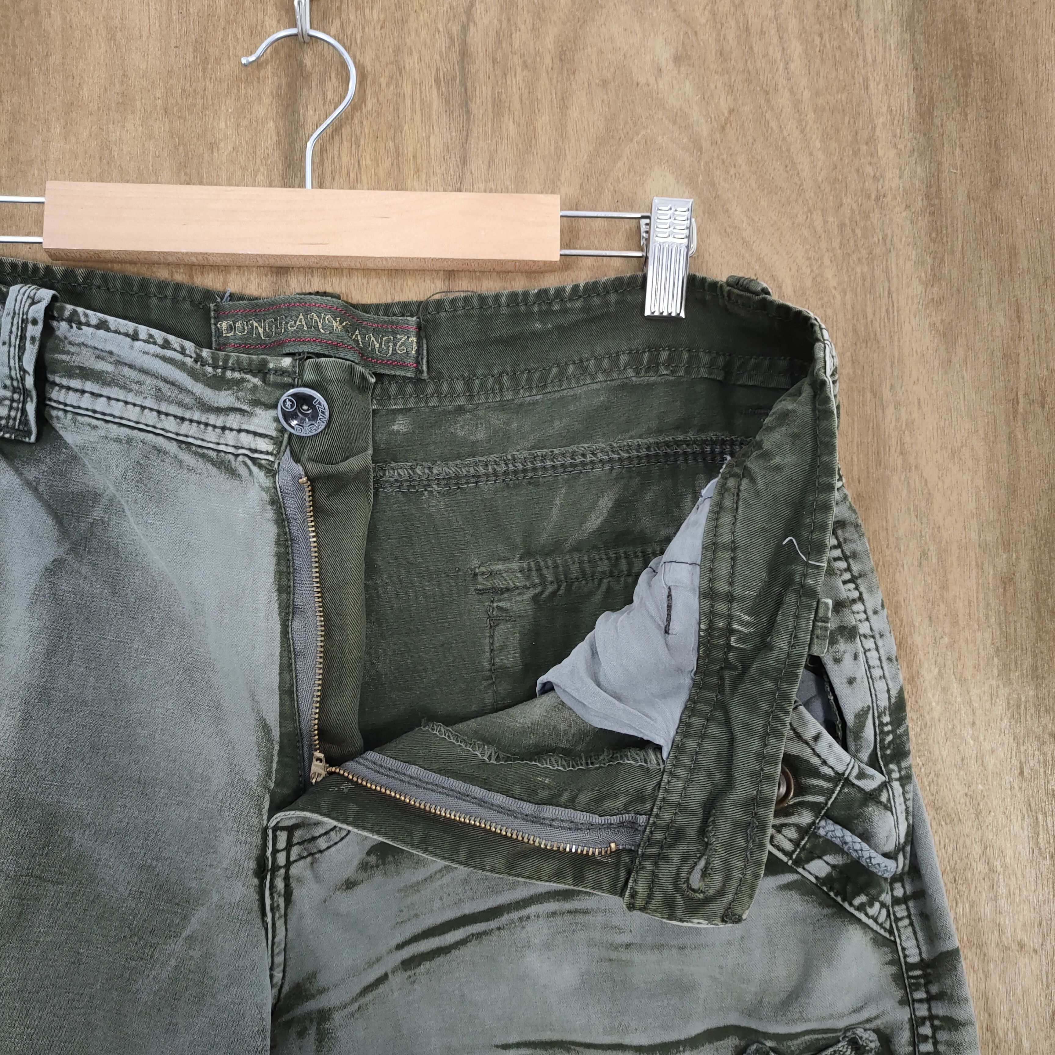Japanese Brand VINTAGE JAPANESE BONDAGE FADED CARGO PANTS Size US 32 / EU 48 - 14 Thumbnail