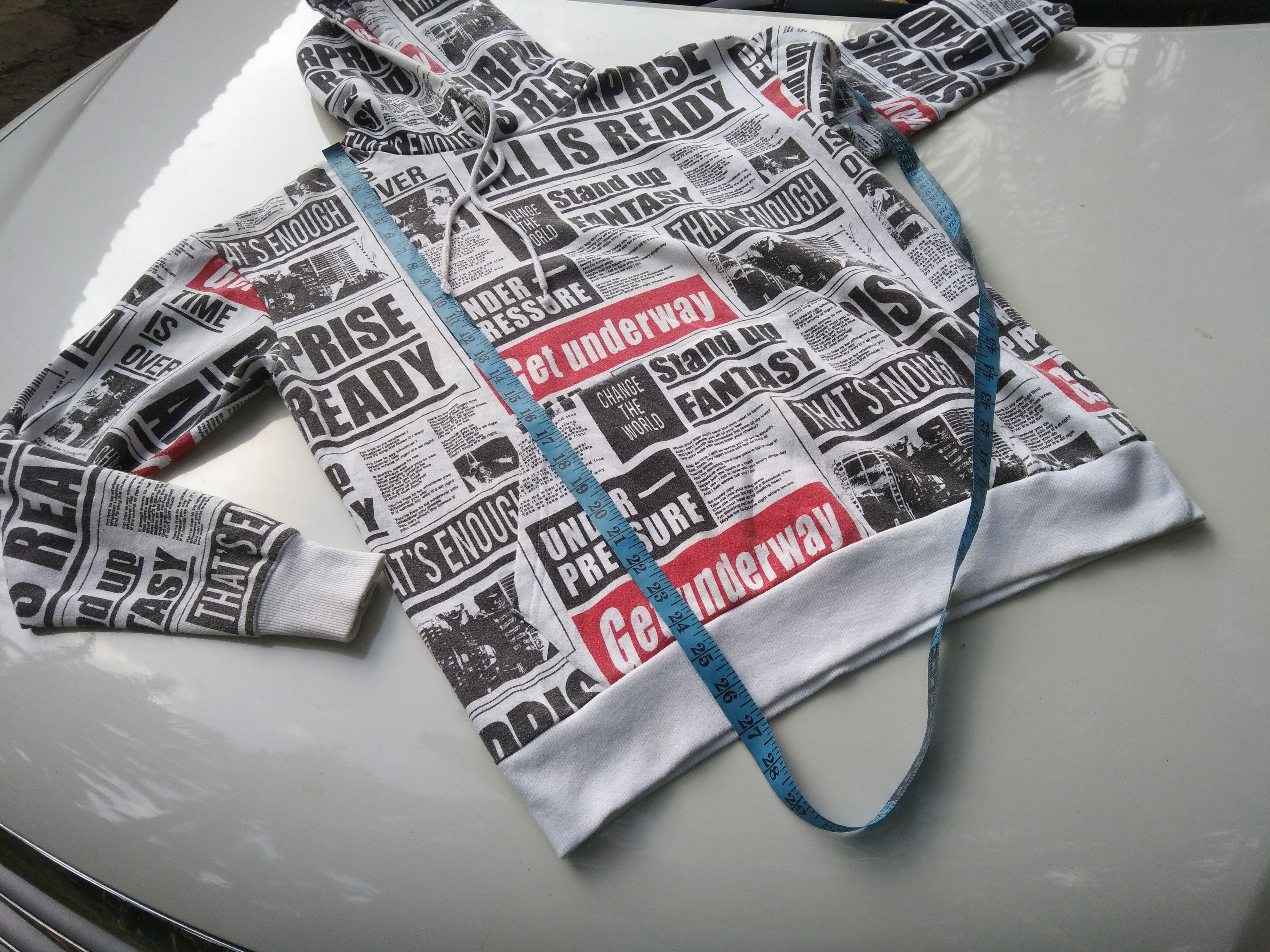 Japanese Brand MEN'S HOODIE ALL OVER PRINT Size US M / EU 48-50 / 2 - 11 Thumbnail
