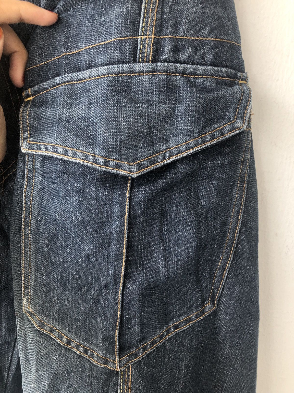 Japanese Brand Evenriver Cargos Hysteric Style Denim Jeans Size US 33 - 8 Thumbnail