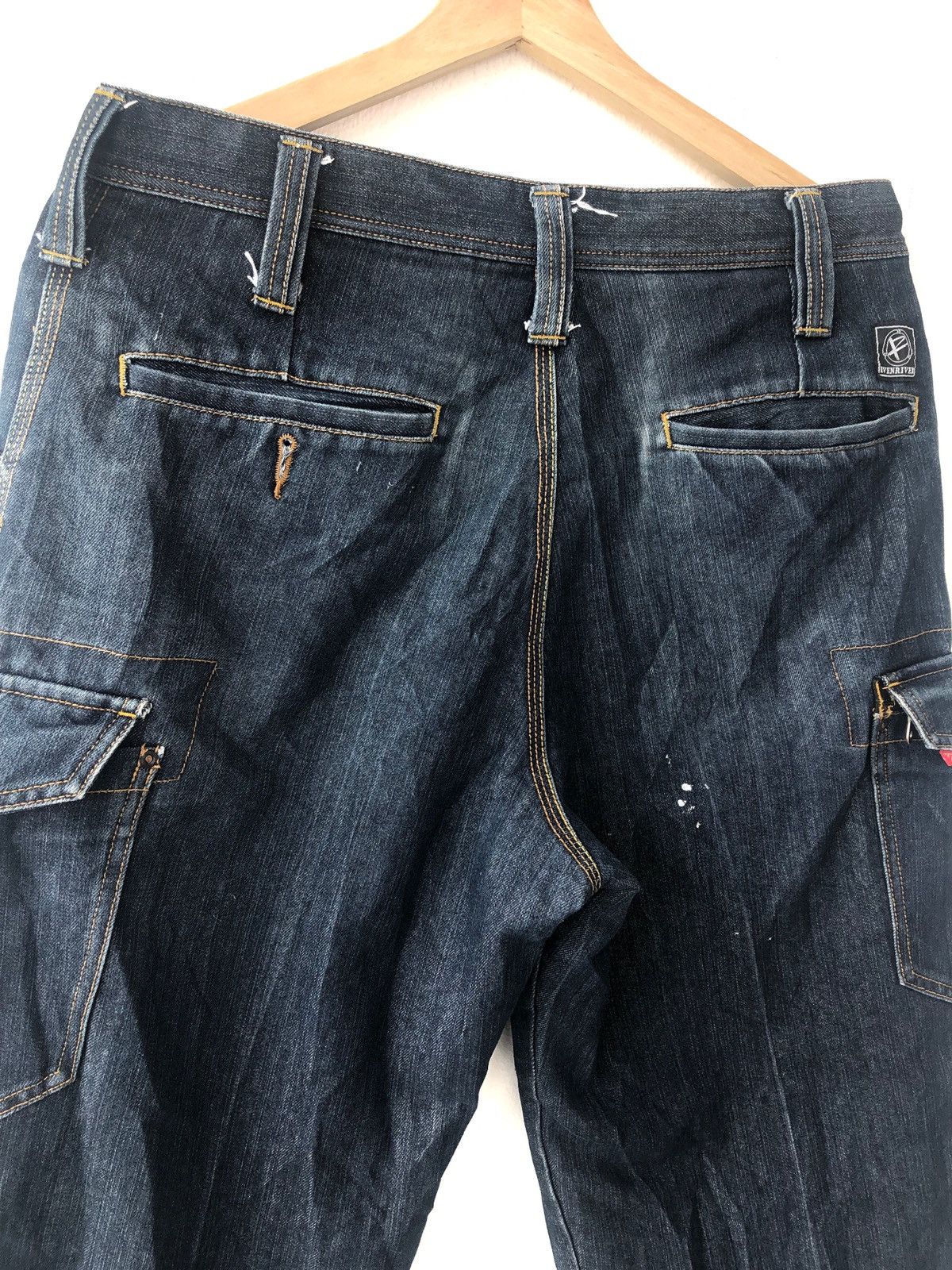 Japanese Brand Evenriver Cargos Hysteric Style Denim Jeans Size US 33 - 4 Thumbnail