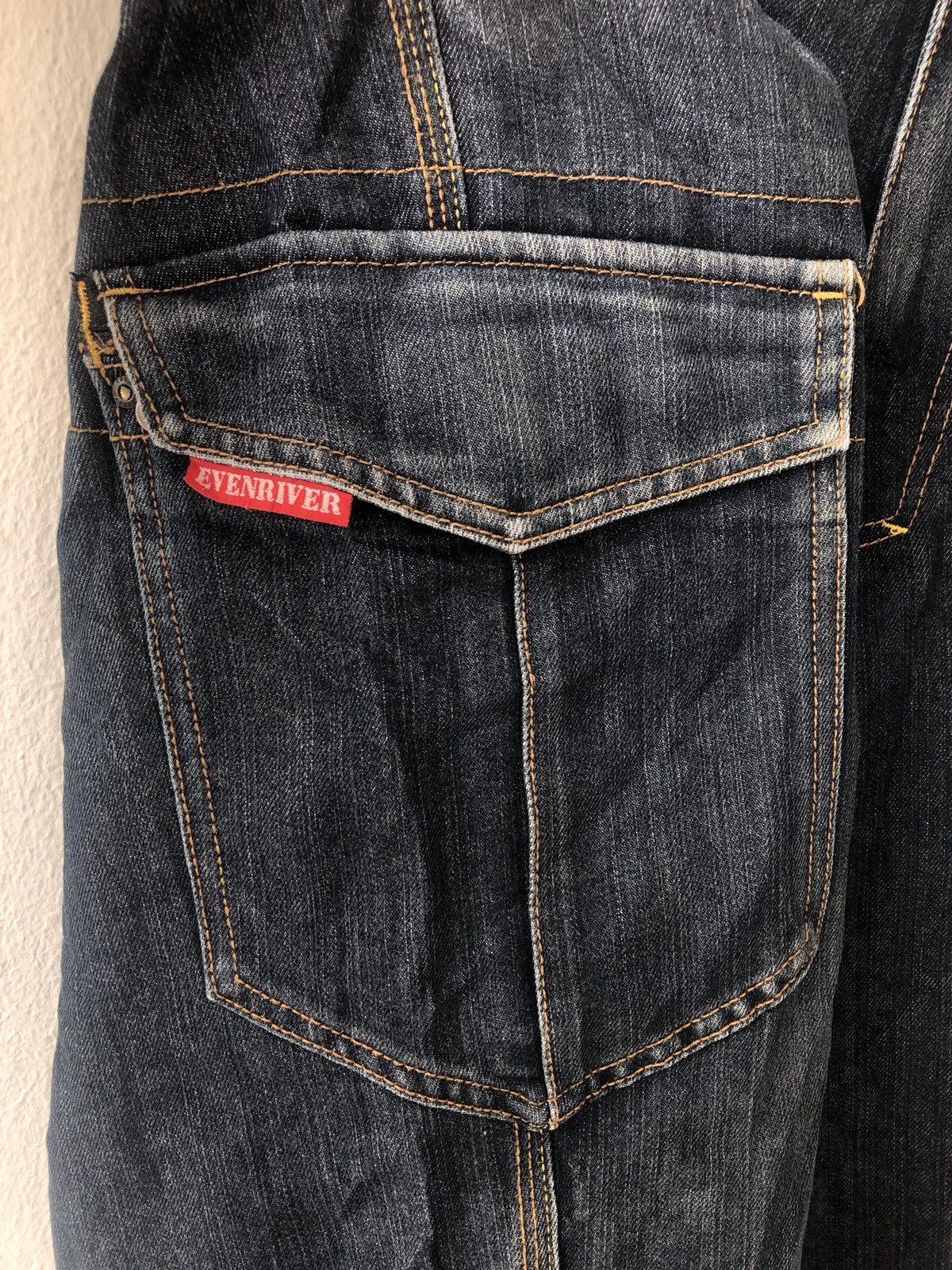 Japanese Brand Evenriver Cargos Hysteric Style Denim Jeans Size US 33 - 7 Thumbnail