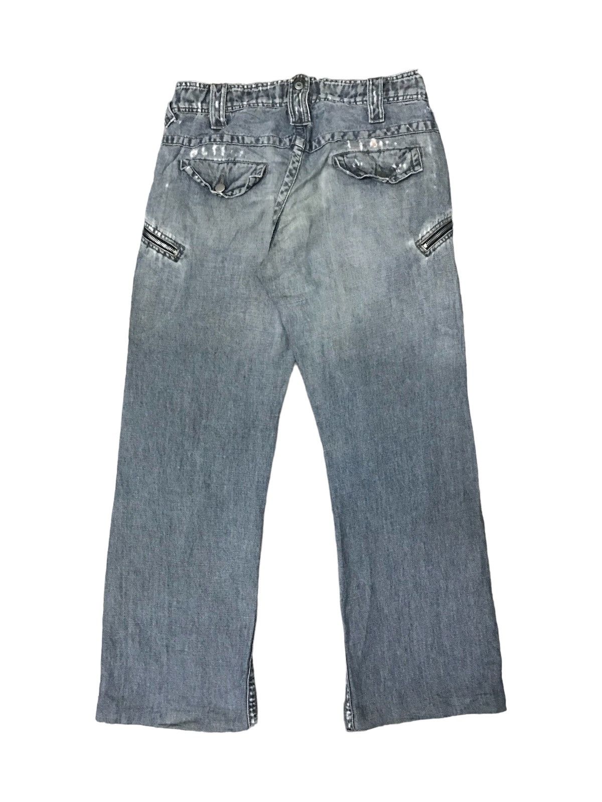 ITALY DESIGNER EMPORIO ARMANI RN#103723 INDIGO LINEN INSIDE