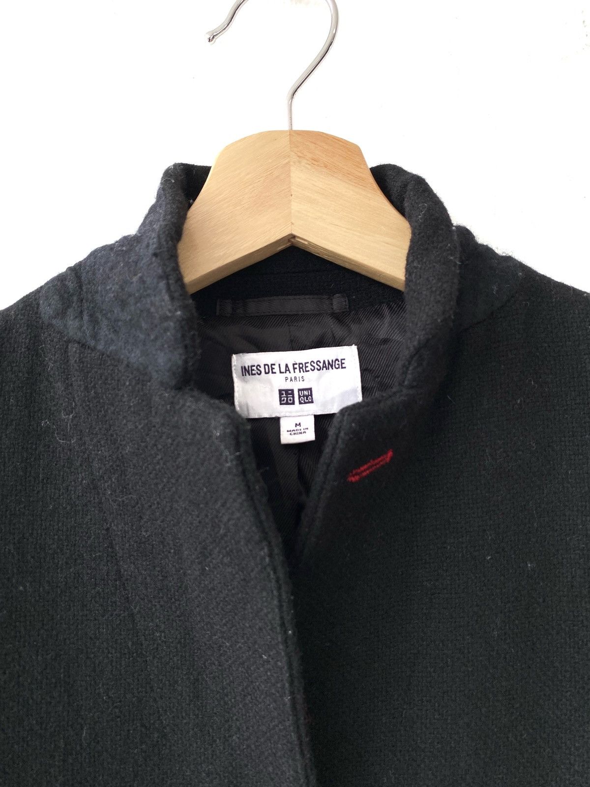 Designer Ines De La Fressange Paris x Uniqlo Wool Trench Coat Size M / US 6-8 / IT 42-44 - 4 Thumbnail