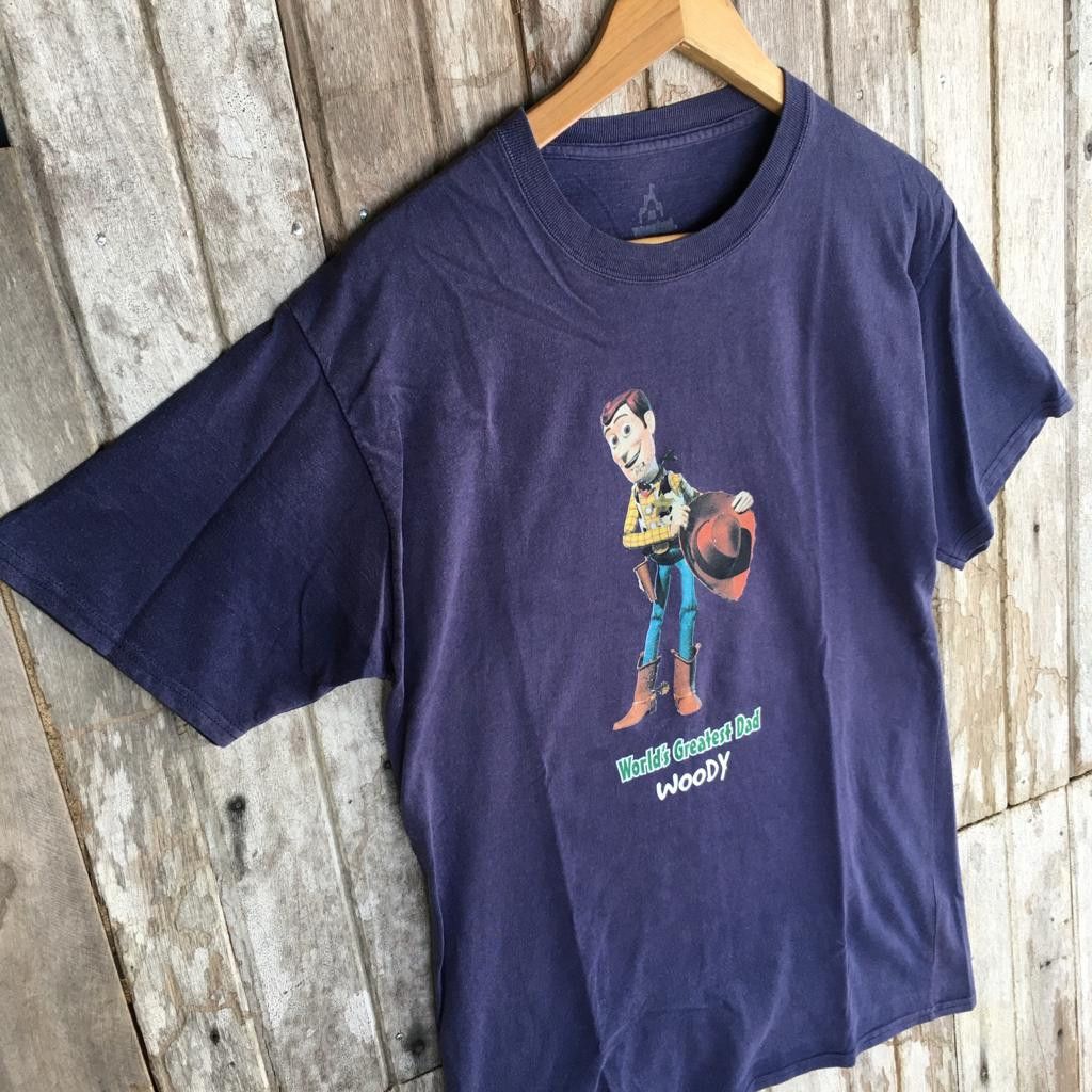Vintage Thrashed Faded Vintage Disney Toy Story Movie Tshirt Size US M / EU 48-50 / 2 - 2 Thumbnail