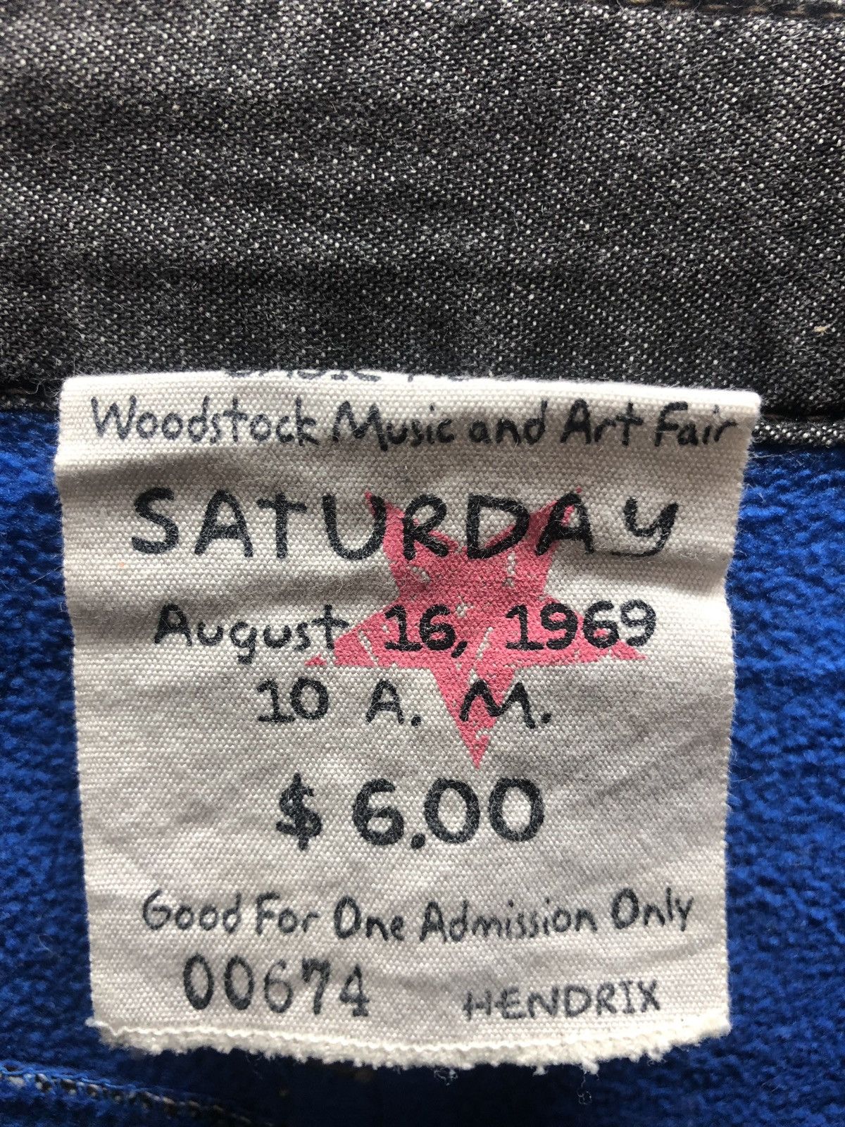 Band Tees × Japanese Brand Hendrix woodstock music and art fair Pants Size US 35 - 12 Thumbnail
