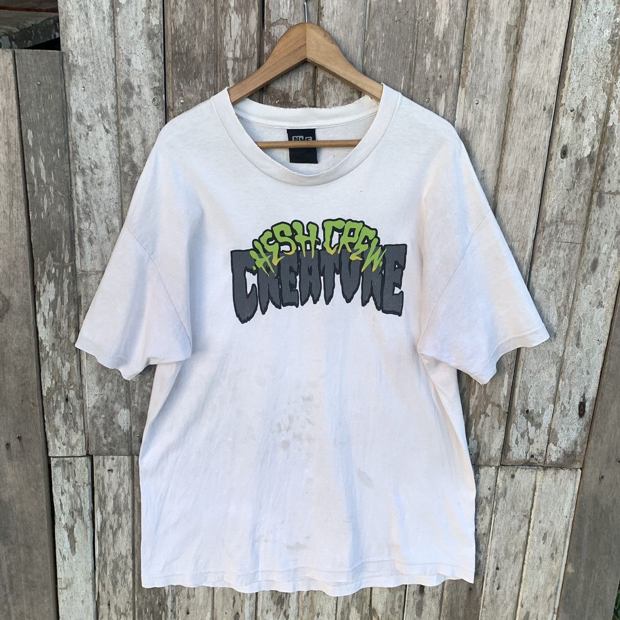 Santa Cruz Skateboards Vintage NHS X Hesh Crew Creature Tee Size US XL / EU 56 / 4 - 1 Thumbnail
