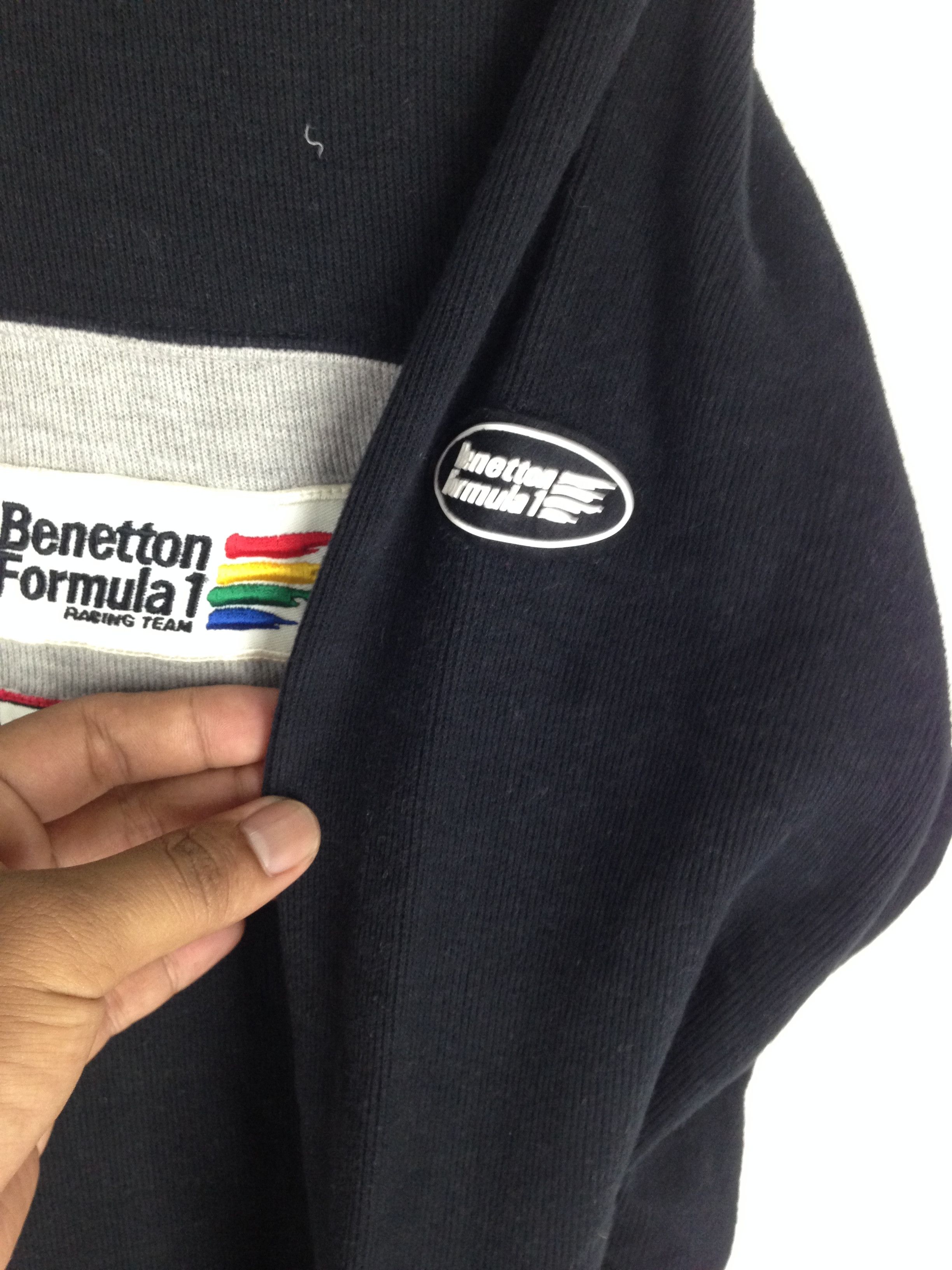 Benetton BENETTON SWEATSHIRT, Medium big logo, vintage, Size US M / EU 48-50 / 2 - 4 Thumbnail