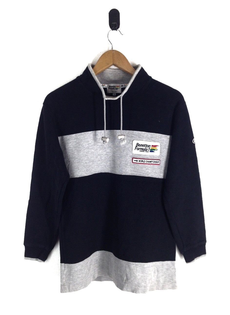Benetton BENETTON SWEATSHIRT, Medium big logo, vintage, Size US M / EU 48-50 / 2 - 1 Thumbnail